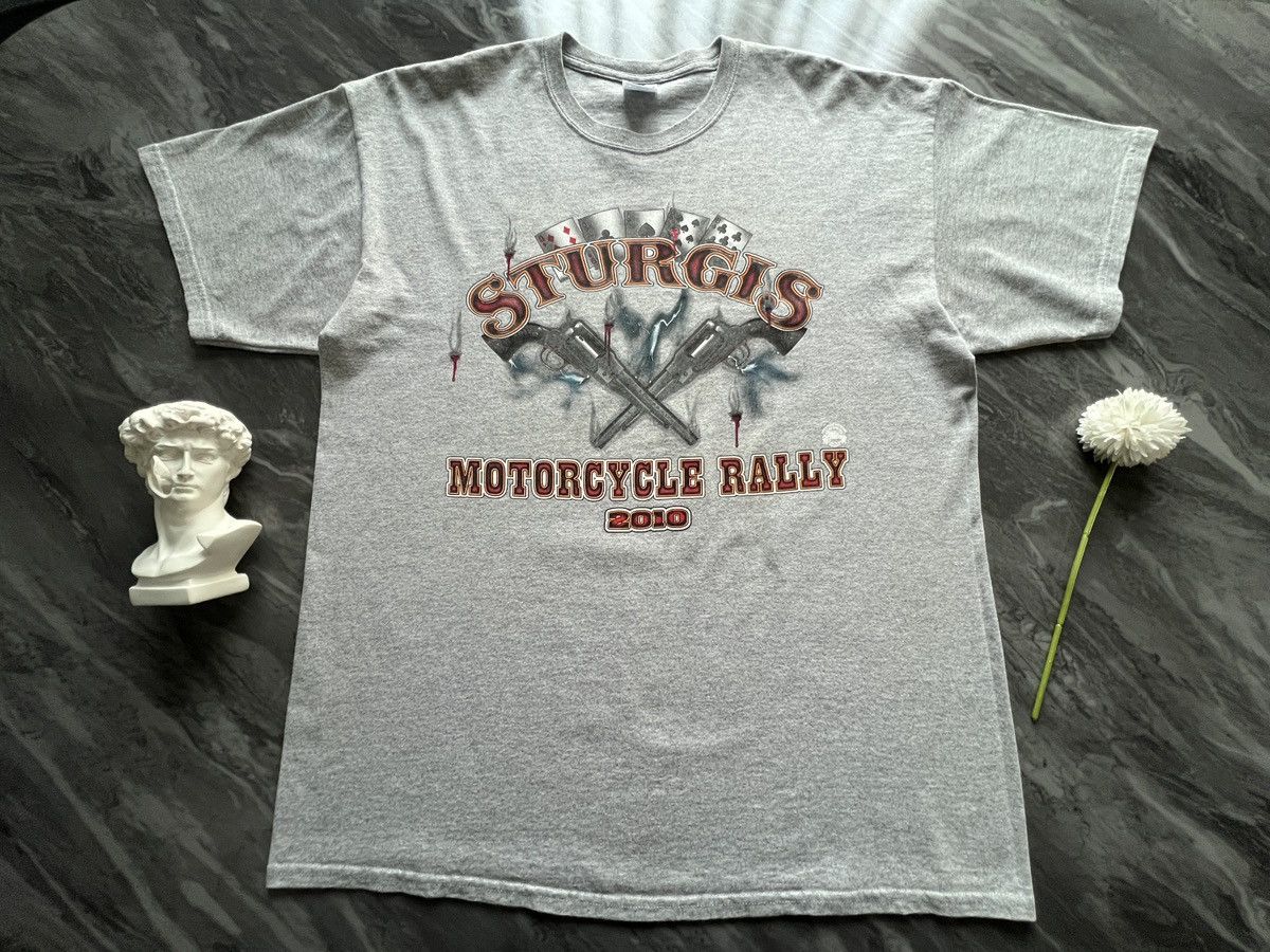 Harley Davidson × Other × Vintage Sturgis : Motorcycle Rally 2010 Gun And Card State Flush Size US XL / EU 56 / 4 - 2 Thumbnail