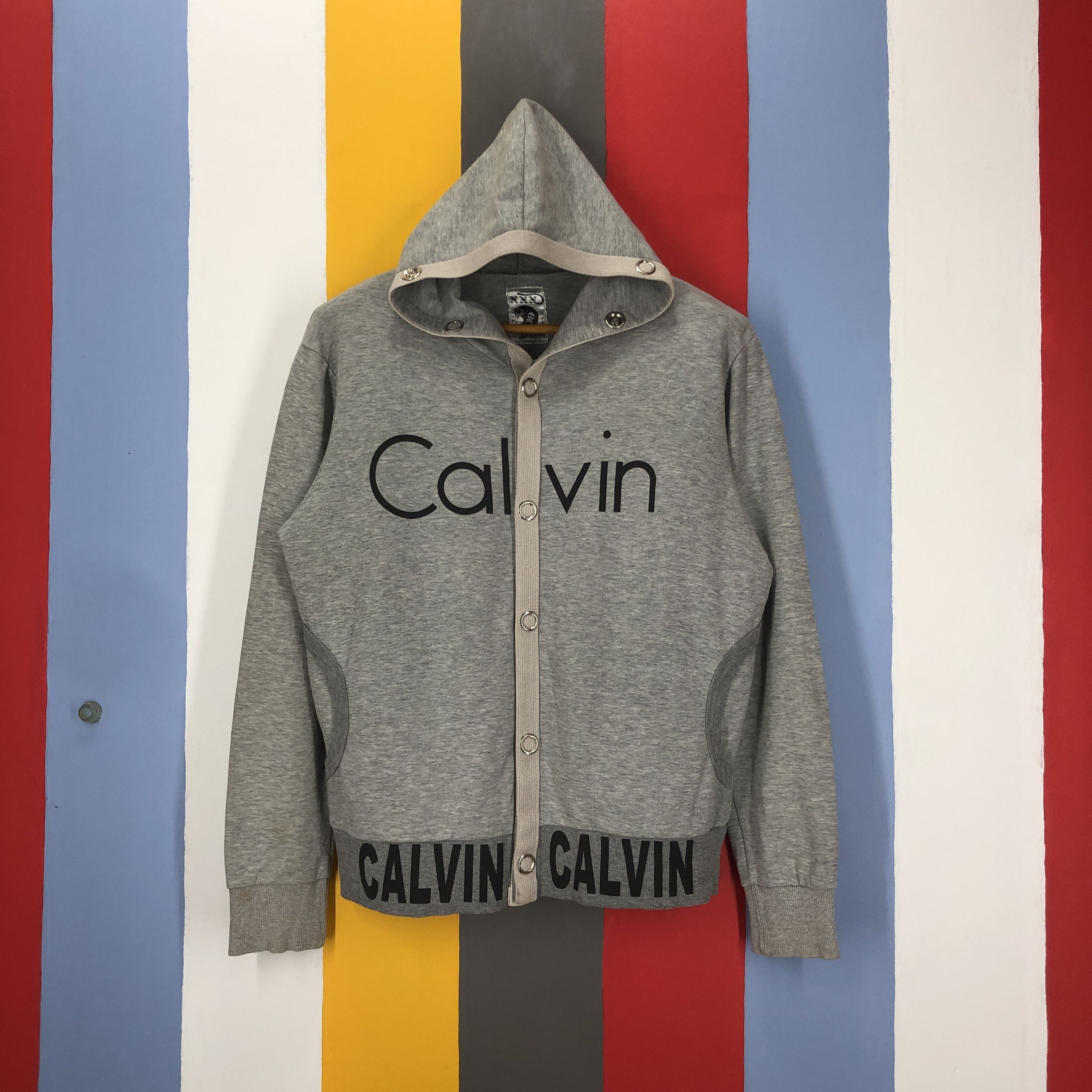 Calvin Klein Y2K Vintage UK CK ONE Design by YOUNGBOYS Hoodie #1566/01 Size US M / EU 48-50 / 2 - 10 Thumbnail