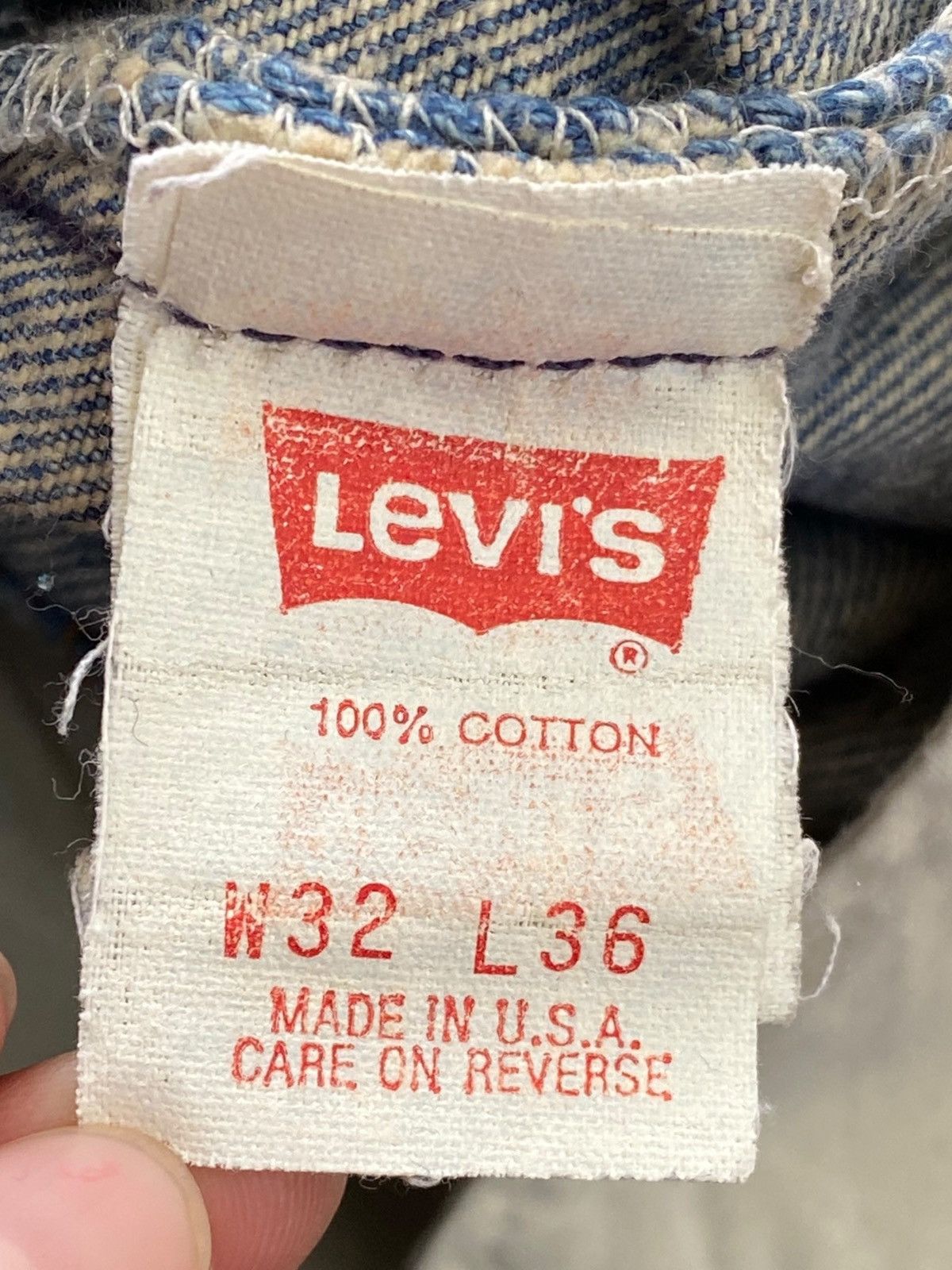Levi's Vintage Levi’s 501 Faded Wash Style Straight Leg Jeans Size US 30 / EU 46 - 9 Thumbnail
