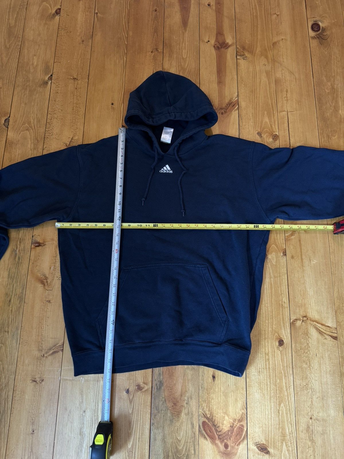 Adidas Y2k adidas center logo hoodie. Tagged XL Size US L / EU 52-54 / 3 - 3 Thumbnail