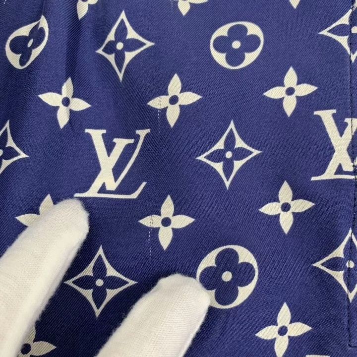 Louis Vuitton Louis Vuitton Blue Monogram Print Shorts Size US 36 / EU 52 - 8 Thumbnail