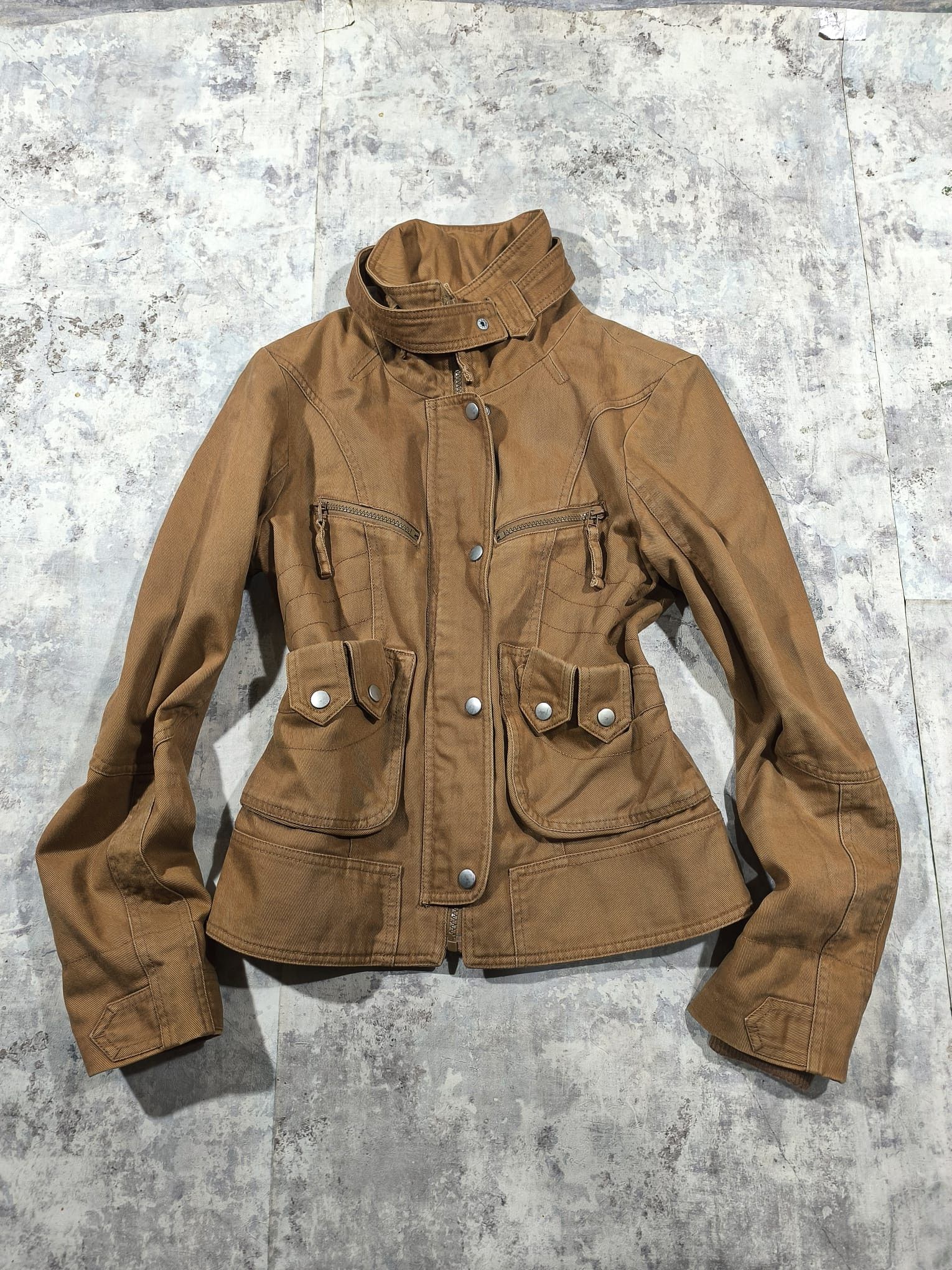 Other Archival Avantgarde Cotton Denim Slim Jacket Grunge Size M / US 6-8 / IT 42-44 - 5 Thumbnail