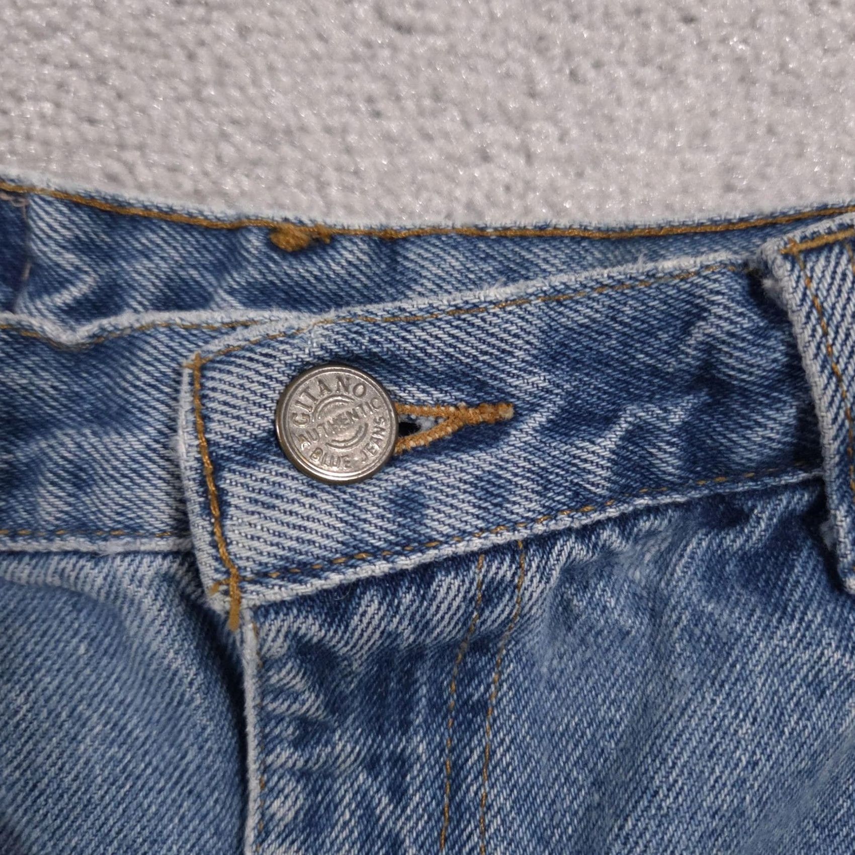 Vintage VINTAGE Gitano Jeans Womens 12 Short High Rise Tapered Denim 90s Blue Jeans Womens Size 34" / US 12 / IT 48 - 6 Thumbnail