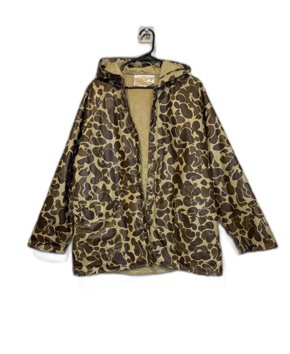Other Vintage Camo-Print Duck Print Hooded Insulated Jacket Size US M / EU 48-50 / 2 - 1 Thumbnail