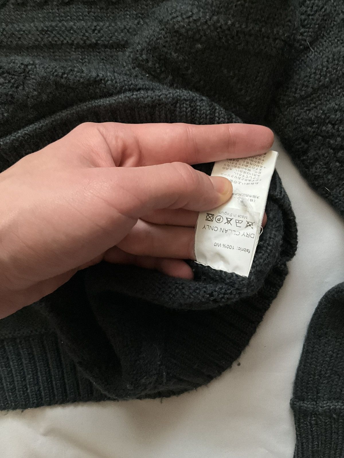 Raf Simons Raf Simons Autumn-Winter 2006/07 Heavy Virgin Wool Sweater Size US M / EU 48-50 / 2 - 8 Thumbnail