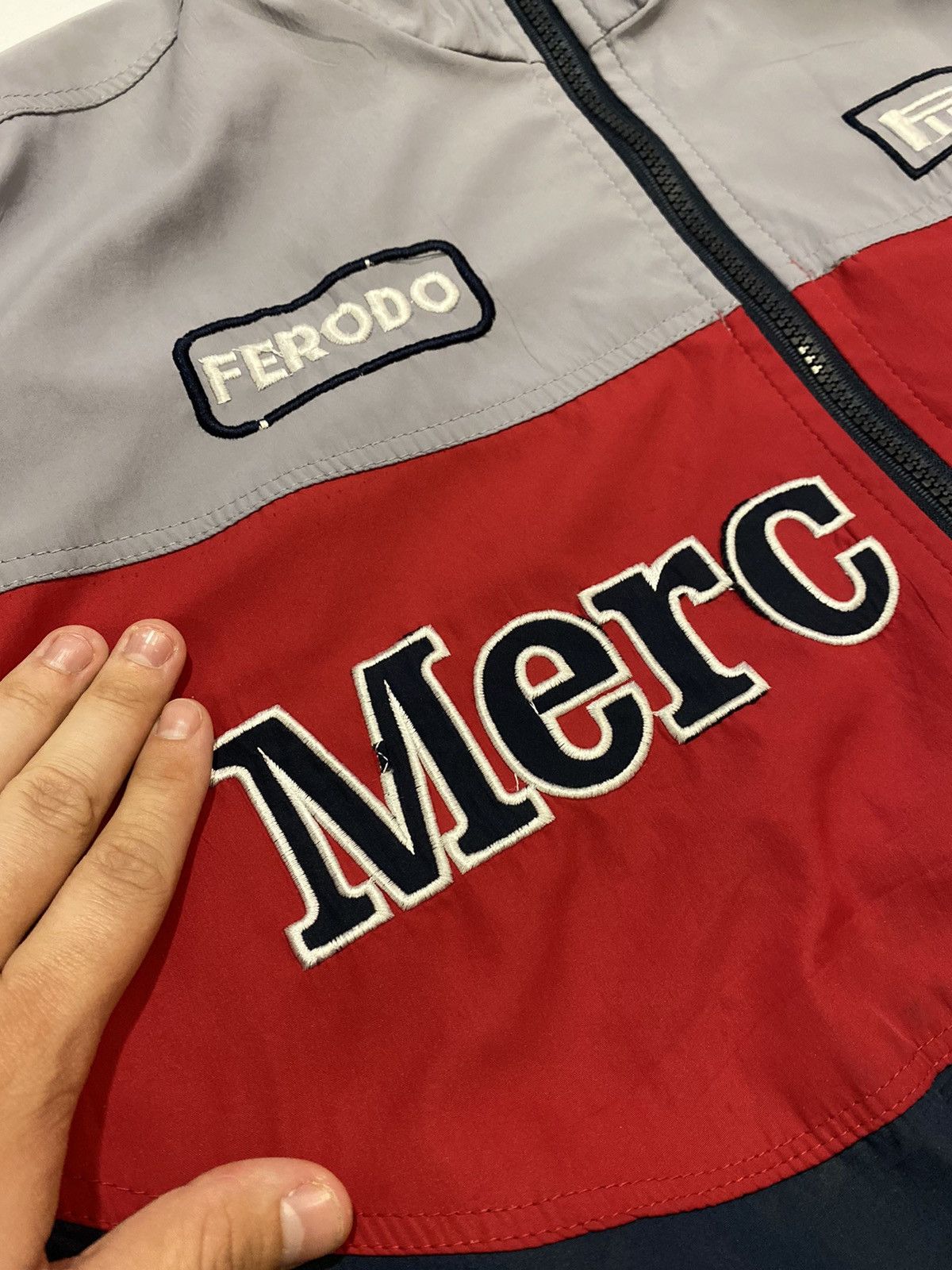 Mercedes-Benz × Vintage Vintage Mercedes Benz Jacket Big Logo rare L Size US L / EU 52-54 / 3 - 5 Thumbnail