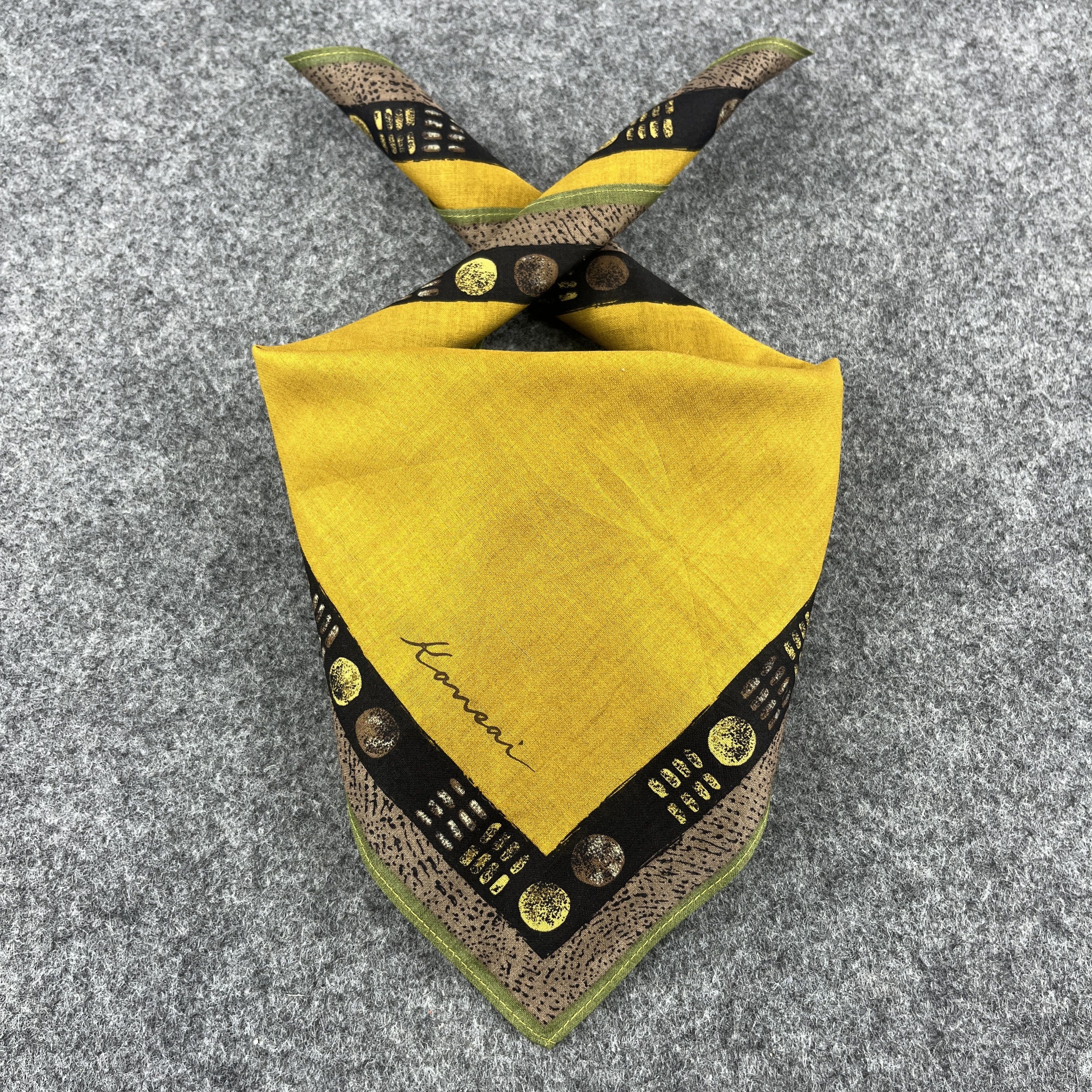Japanese Brand Kansai Yamamoto Handkerchief / Bandana / Neckerchief B361 Size ONE SIZE - 1 Thumbnail