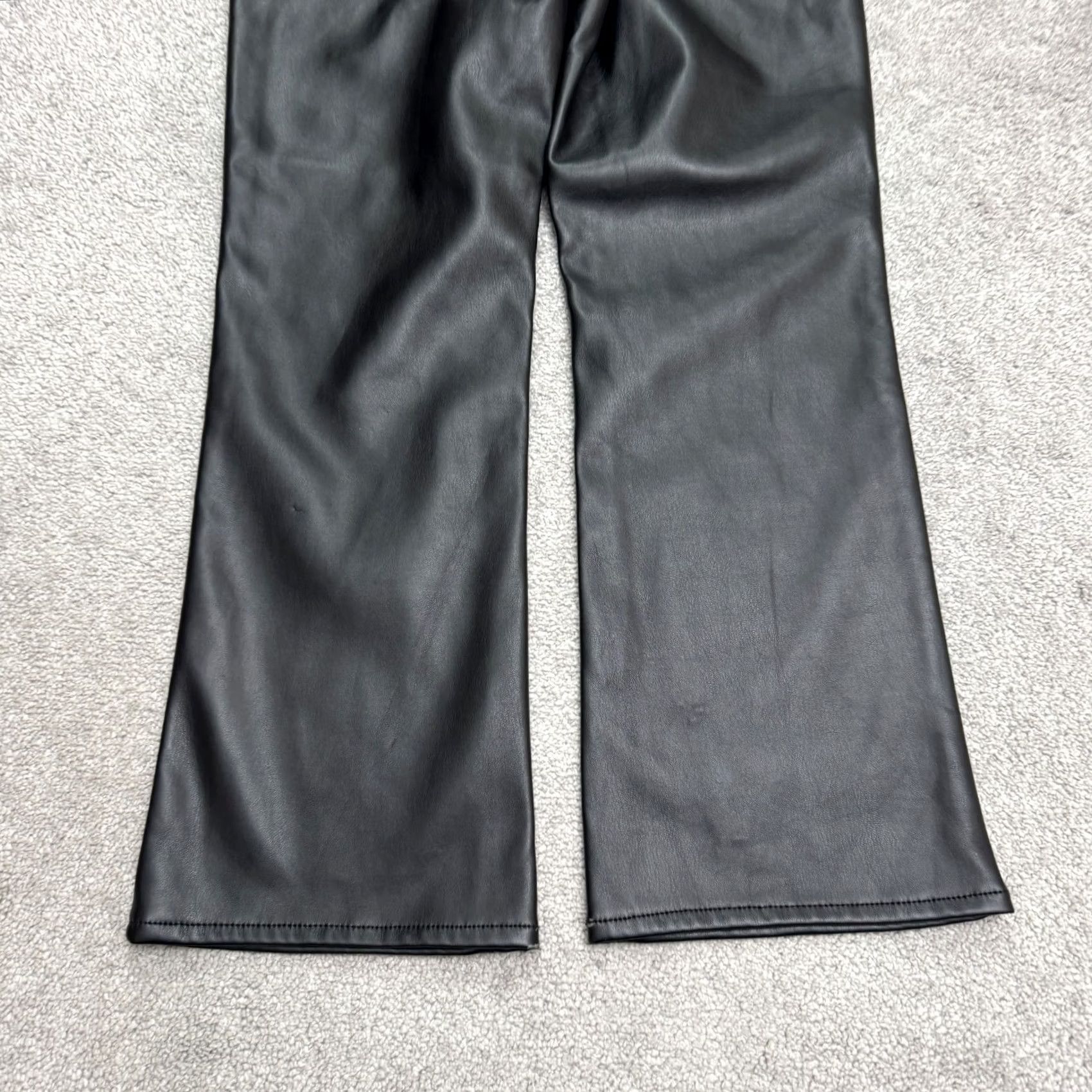 Good American Good American Women Black Bootcut Ankle Trouser Pants 8 High Rise Size 30" / US 8 / IT 44 - 3 Thumbnail