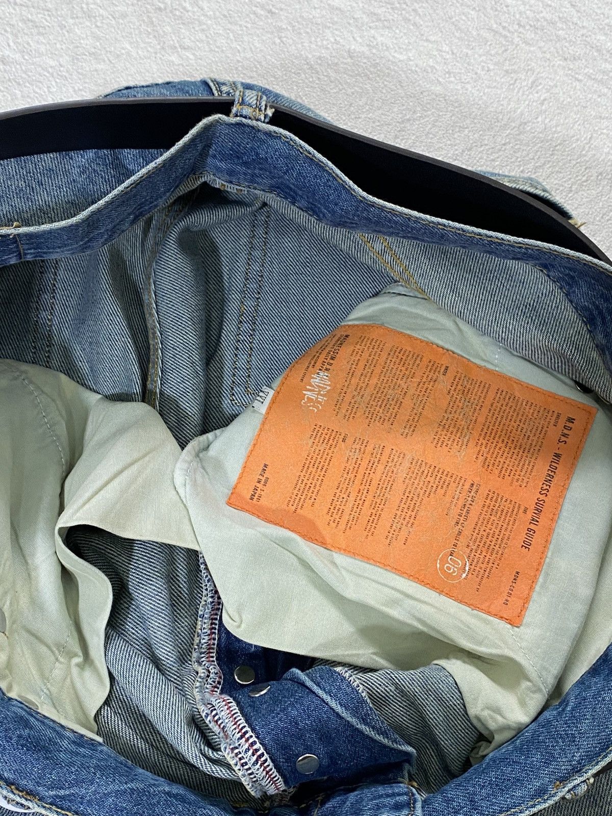 Madness SICK💸Madness Distressed Baggy Denim jeans Size US 35 - 5 Thumbnail
