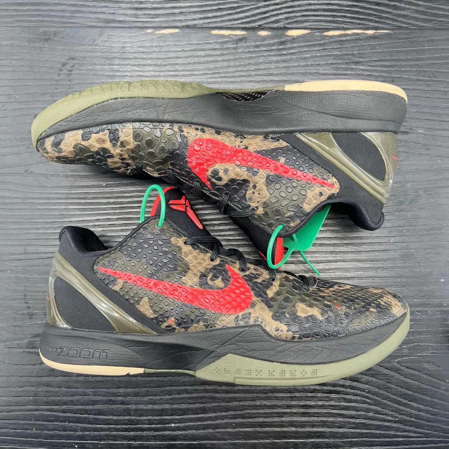Nike zk6 black red camouflage size 44 Size US 11 / EU 44 - 3 Thumbnail