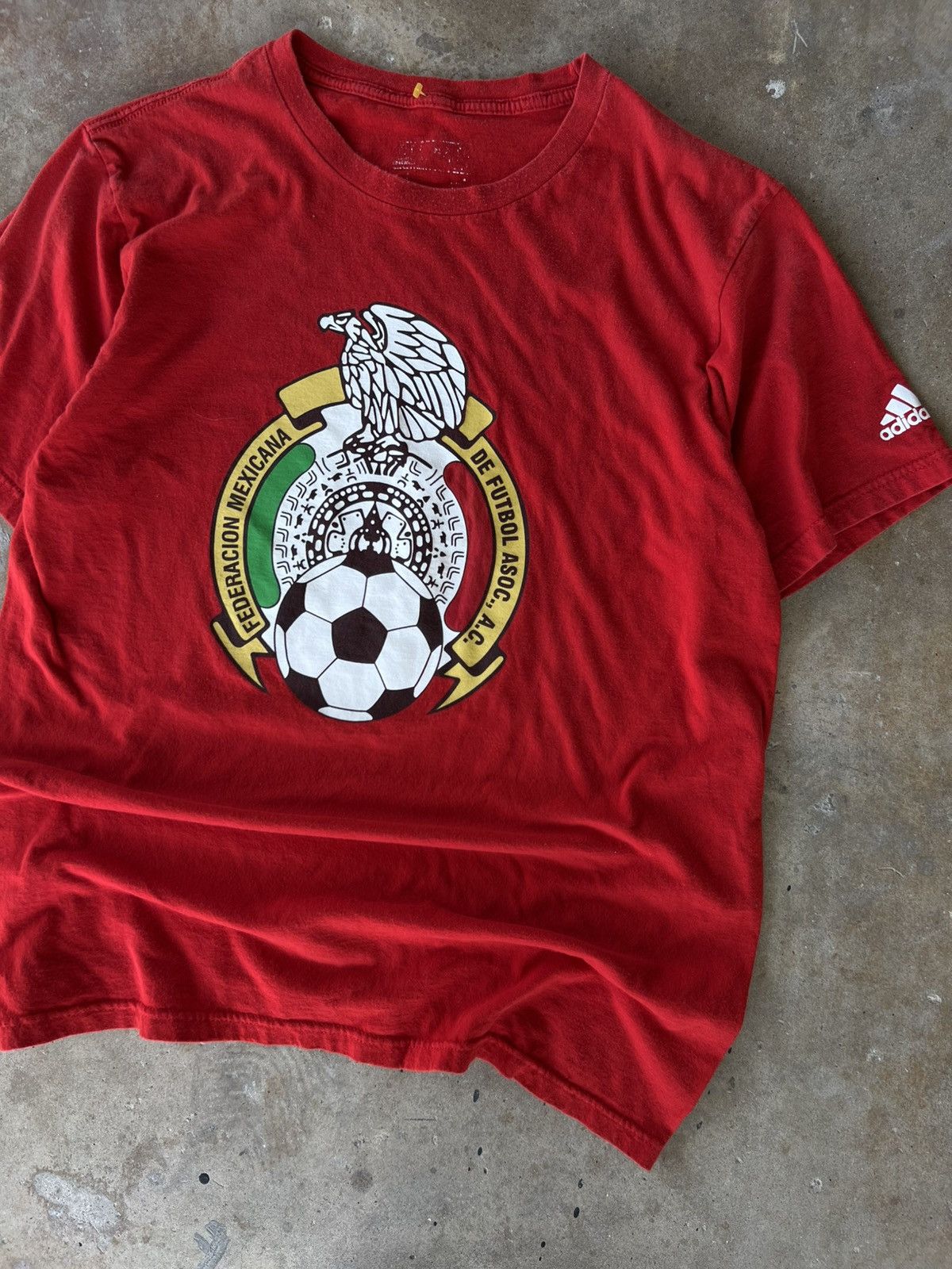 Adidas Vintage 2000’s Mexico 🇲🇽 National Adidas OG Logo T Shirt Size US M / EU 48-50 / 2 - 2 Thumbnail