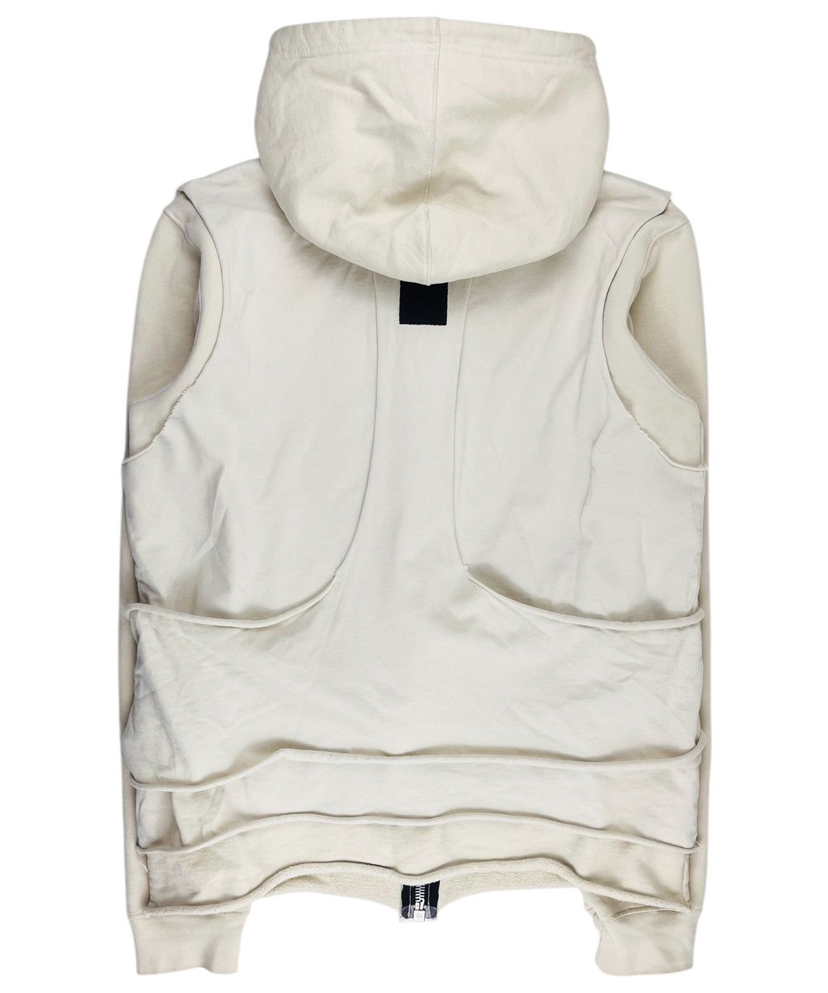 Rick Owens Rick Owens SLAB Layered Leather Bondage Hoodie Size US M / EU 48-50 / 2 - 2 Thumbnail