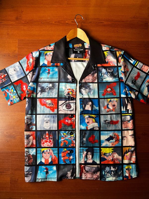 Hypland Hypland Naruto Sasuke Grid Shirt Multicolor Size US S / EU 44-46 / 1 - 2 Thumbnail