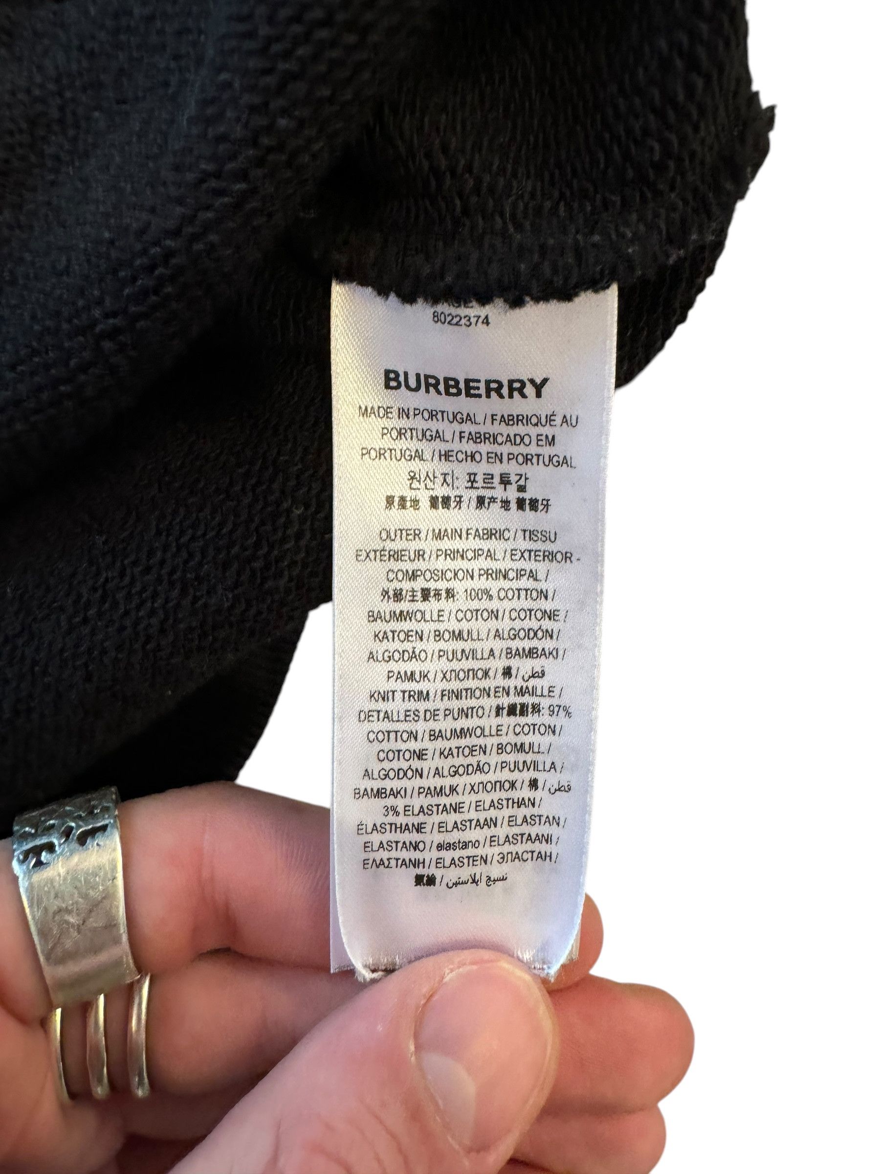 Burberry × Designer Burberry Deer Print Oversized Hoodie Black Size US XL / EU 56 / 4 - 9 Thumbnail