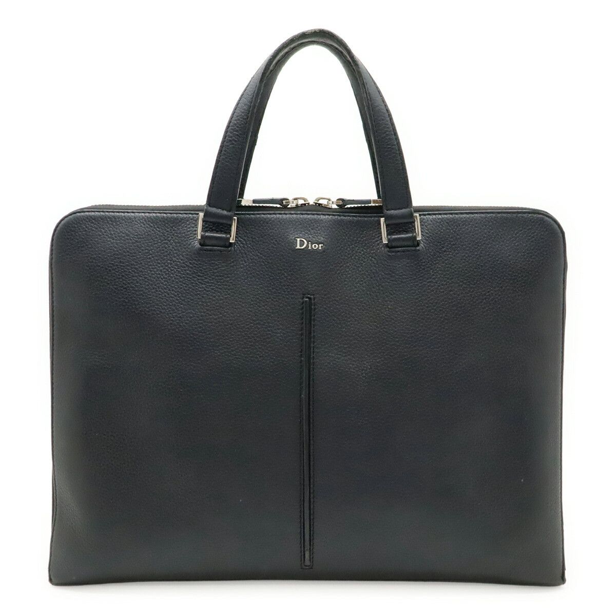 Dior Dior Christian Dior Dior Homme Leather Briefcase Leather Business Bag DUTY FREE for USA Size ONE SIZE - 1 Thumbnail