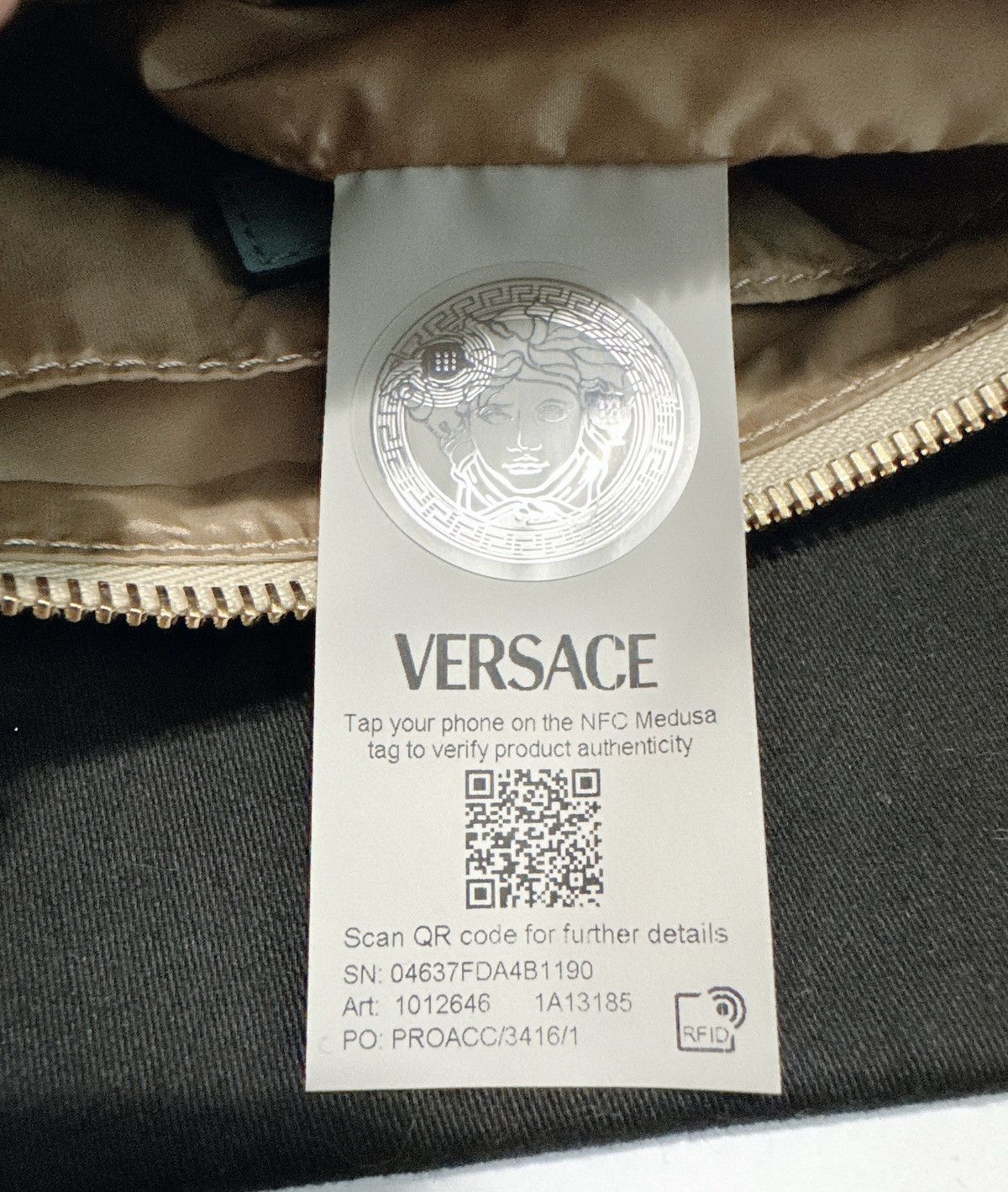 Versace Versace Logo Convertible Crossbody Bag – Retail $1630 Size ONE SIZE - 17 Thumbnail