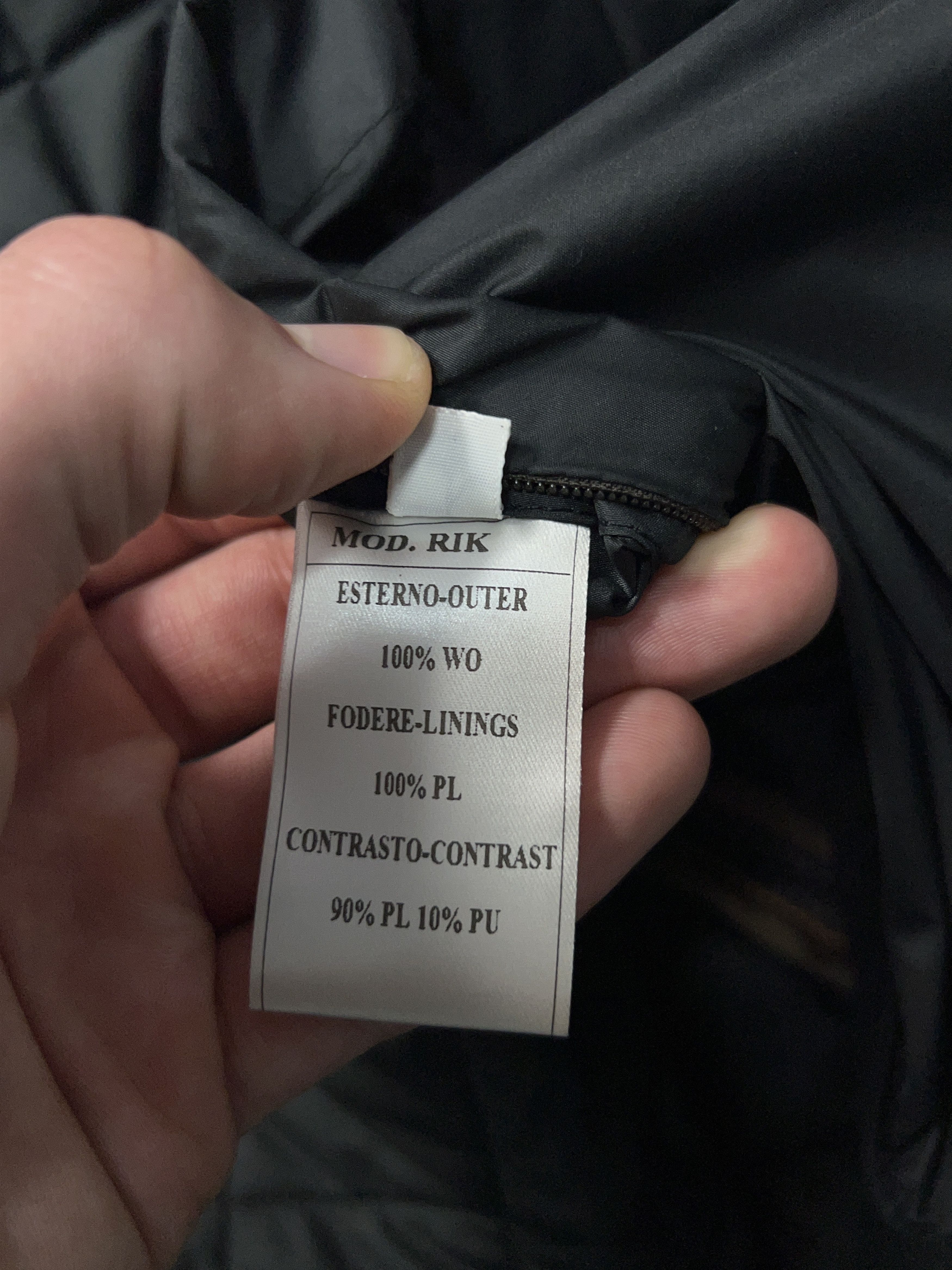 Other RIK Made in Italy Wool Quilted Jacket Classic Size 42 / 52 Size US L / EU 52-54 / 3 - 14 Thumbnail