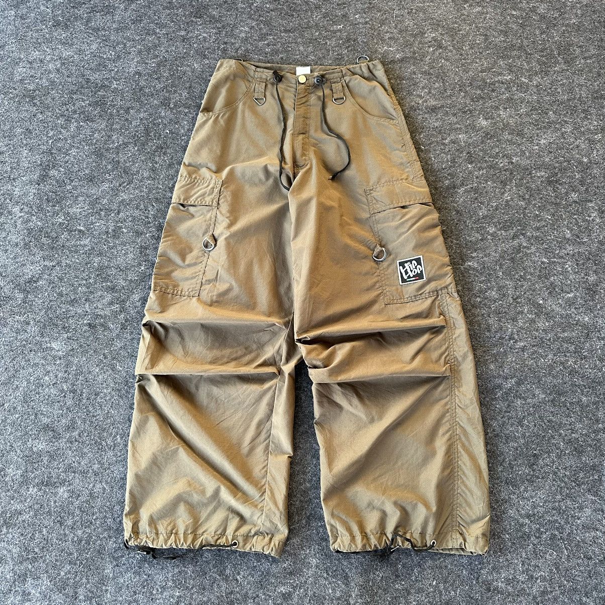 Vintage Vintage Anniluce Italy Hip Hop Baggy Nylon Pant D563 Size US 29 - 1 Thumbnail