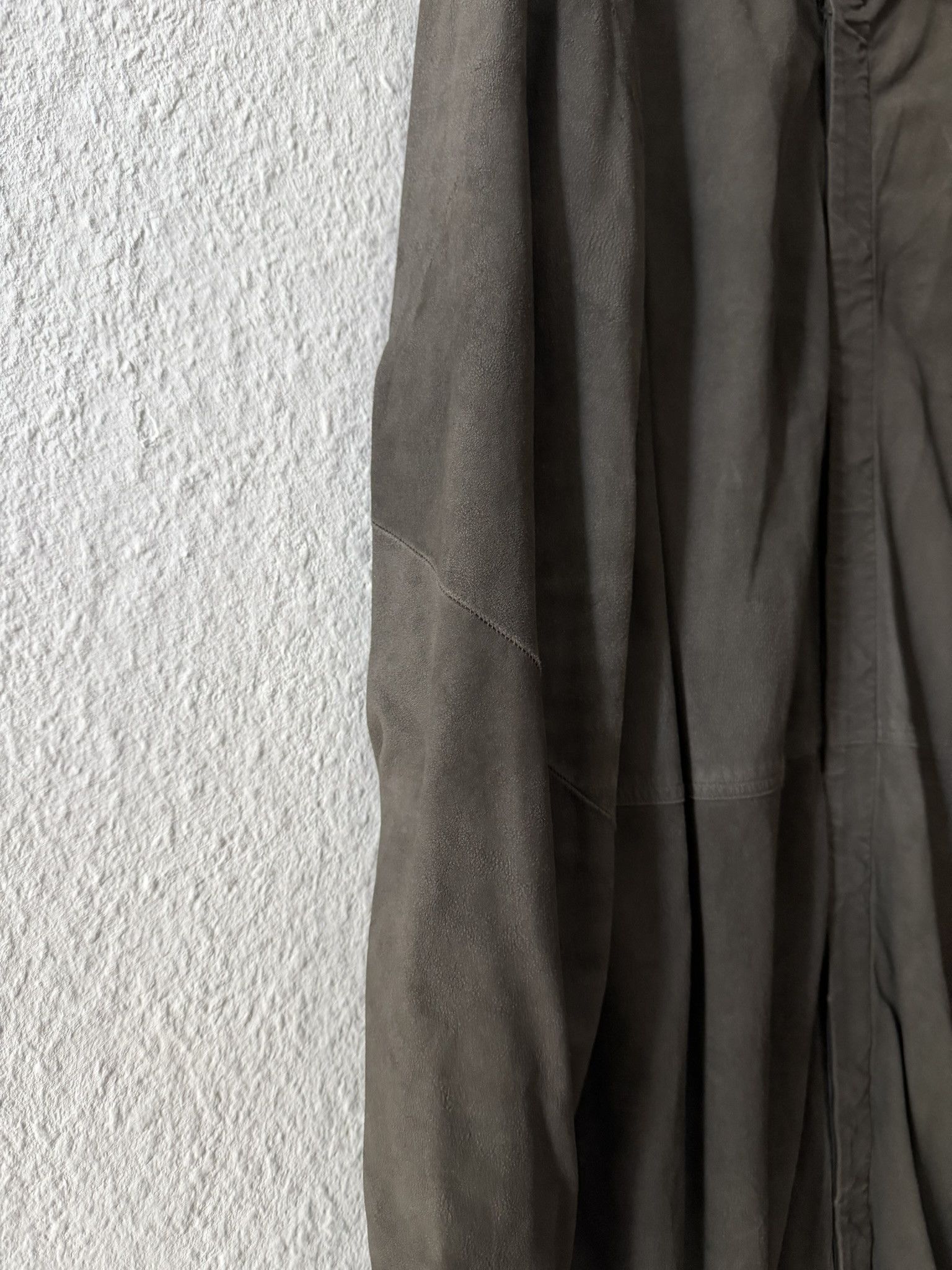 Rick Owens F/W 16 “MASTODON” Blistered Lamb Leather Trench Shirt L/54 Size US L / EU 52-54 / 3 - 8 Thumbnail