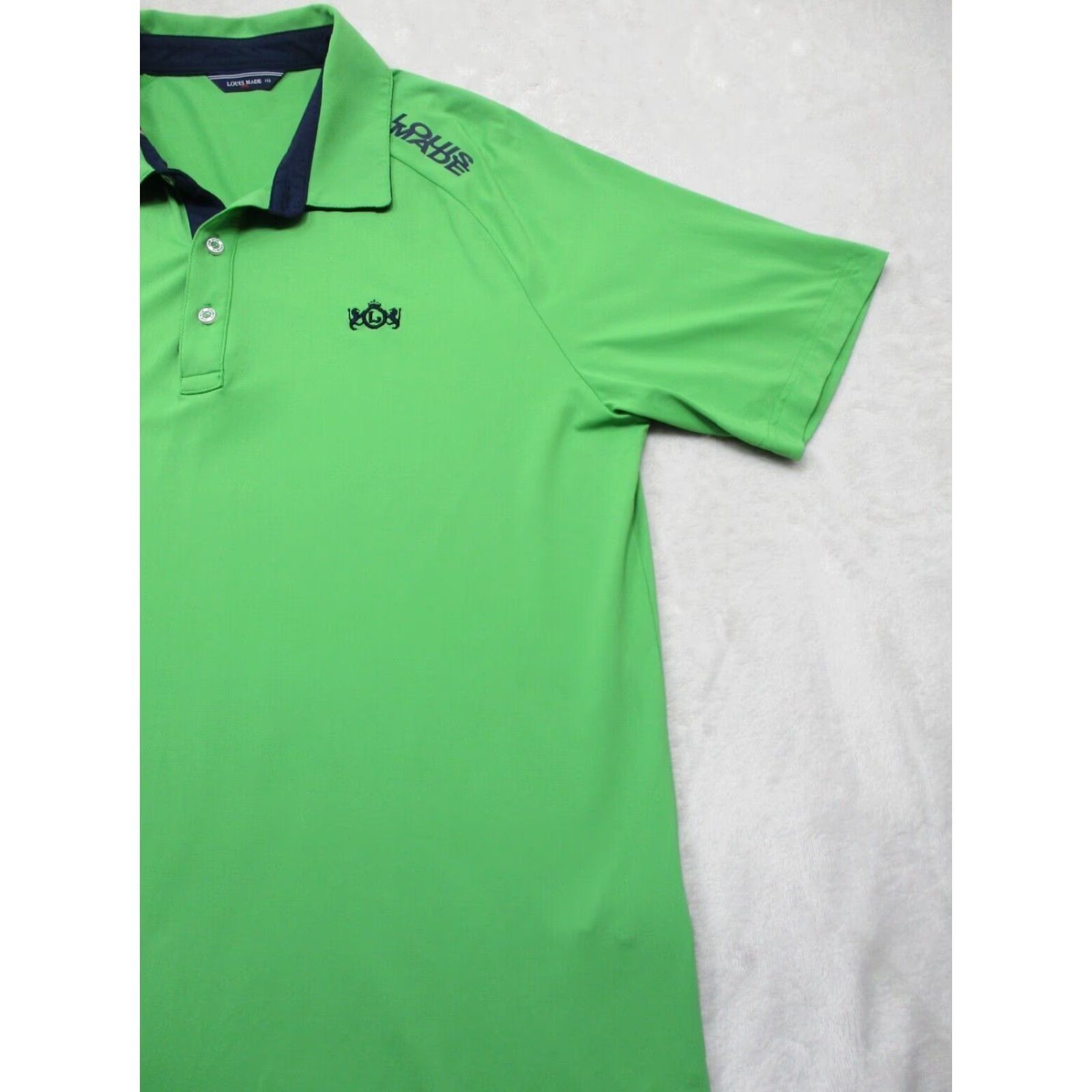 Vintage Louis Made 110 Golf Polo Shirt Mens Large Green Short Sleeve Tennis Rugby Size US L / EU 52-54 / 3 - 5 Thumbnail