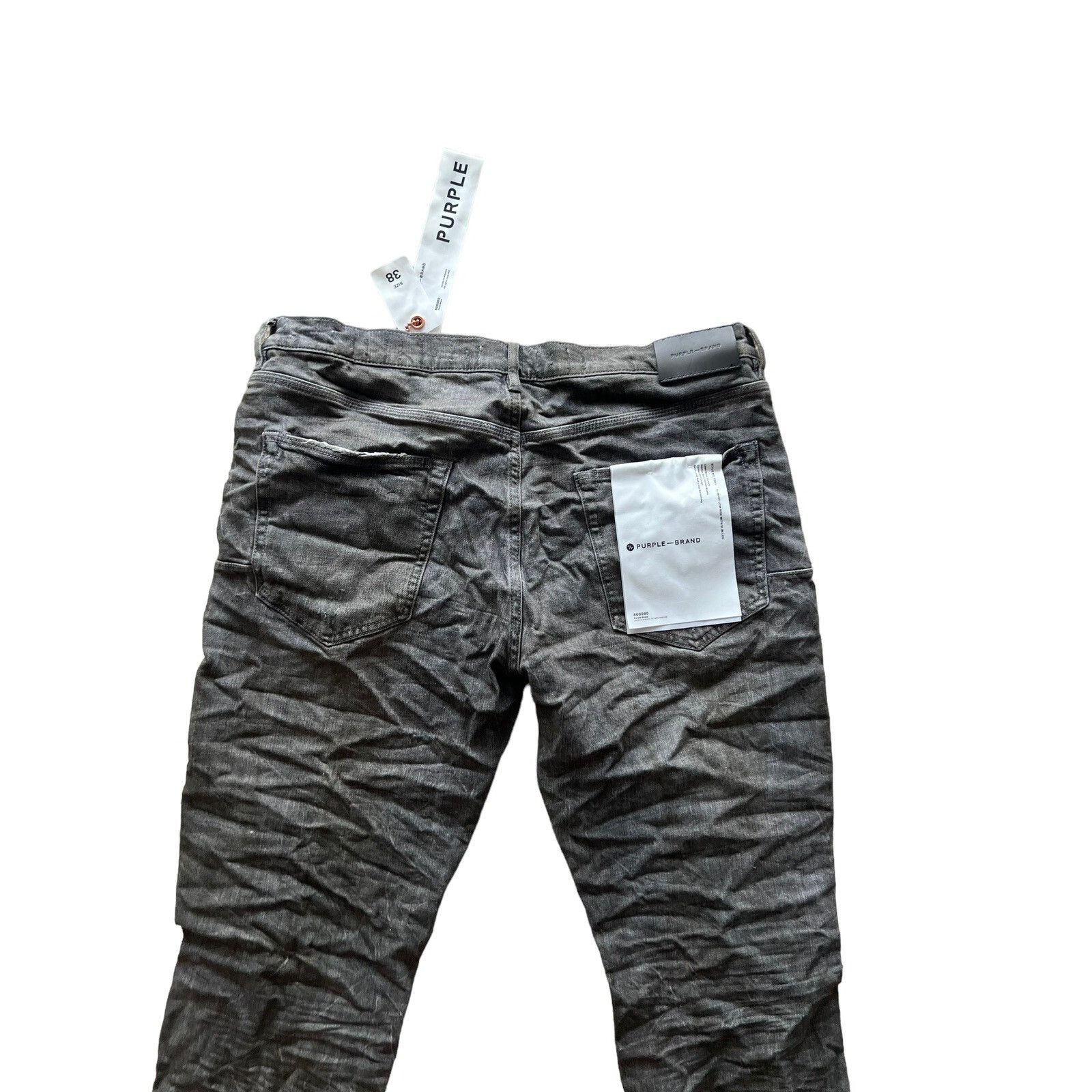 Purple Brand Purple Brand Jeans Mens Slim Fit P001 Gray Size 38/34 Size US 38 / EU 54 - 4 Thumbnail