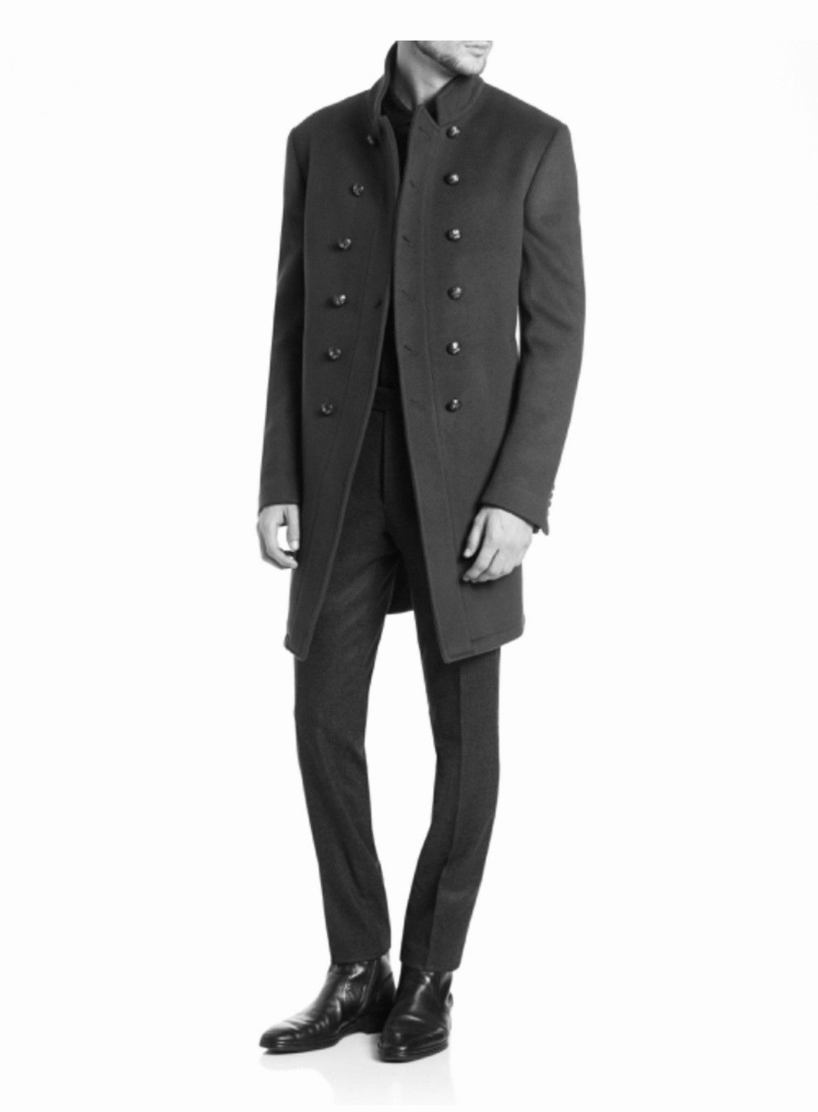 John Varvatos Military Double Breasted Coat. Size 48 Size US M / EU 48-50 / 2 - 2 Thumbnail