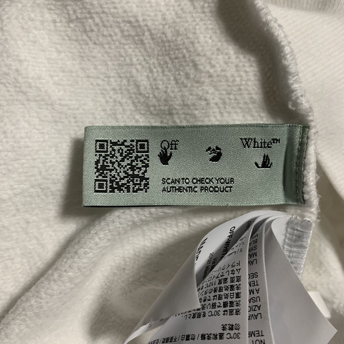 Off-White Off White XS Mona Lisa White Hoodie Virgil Abloh Size US XS / EU 42 / 0 - 13 Thumbnail
