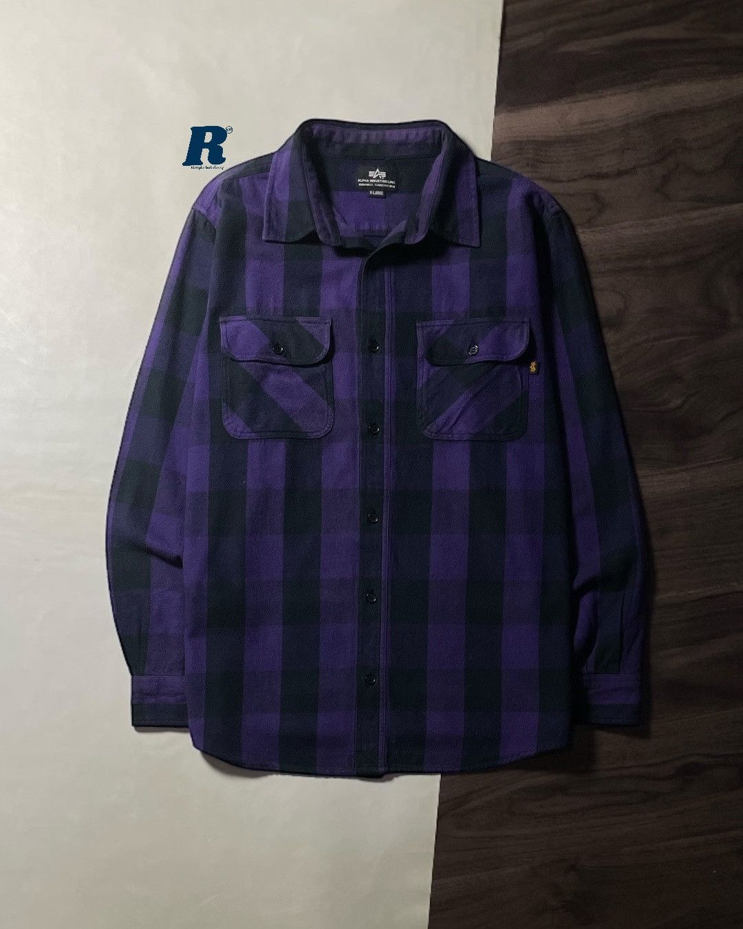 Alpha Industries Heavy Flannel Shirt ALPHA INDUSTRIES Size XL Size US XL / EU 56 / 4 - 1 Thumbnail