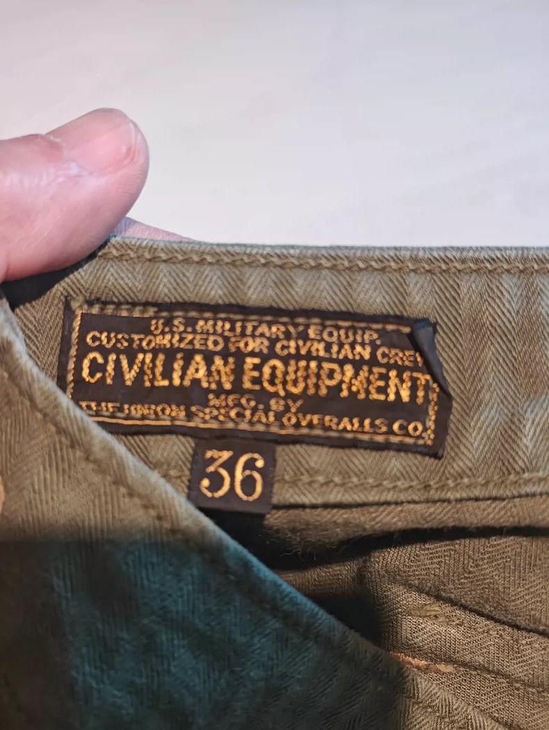 Freewheelers FREEWHEELERS USMC Monkey Pants M-1944 Medium-weight Bone P Size US 36 / EU 52 - 8 Thumbnail