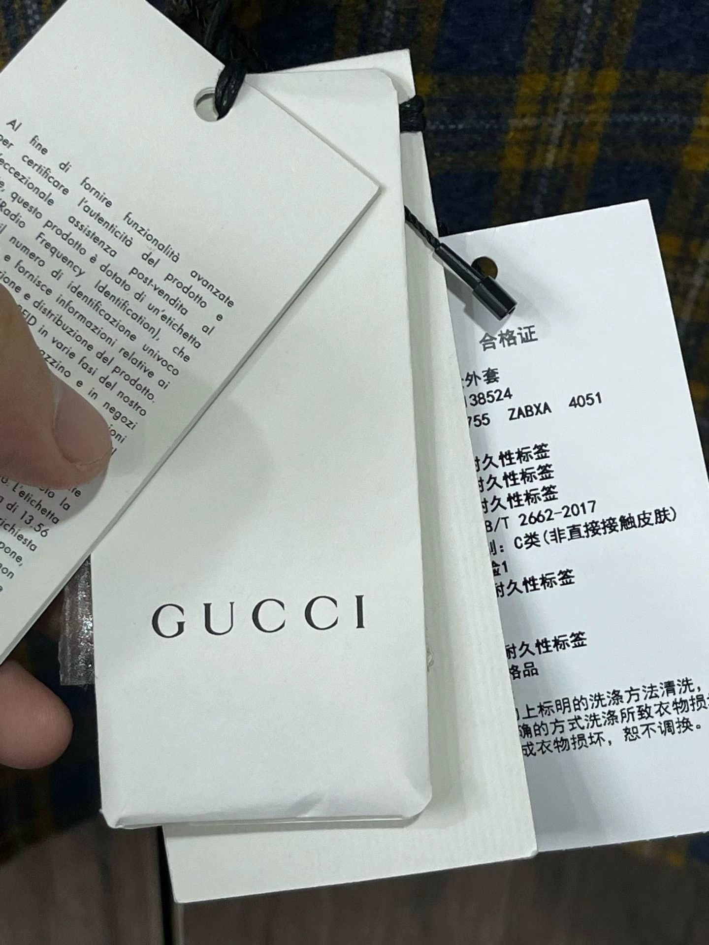 Gucci Gucci Plaid Wool Suit Jacket 48 Size 48R - 4 Thumbnail