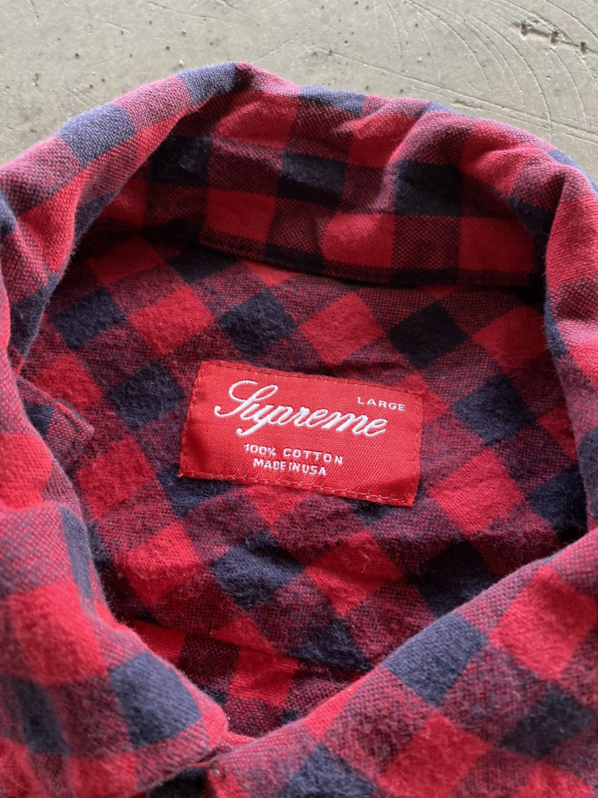 Supreme Supreme Flannel Shirt Size US L / EU 52-54 / 3 - 5 Thumbnail