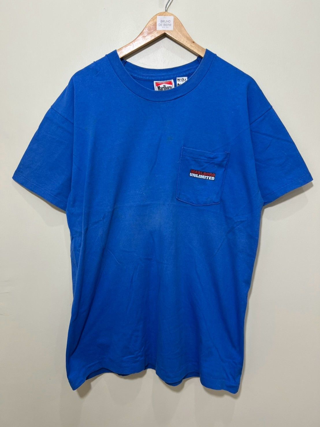 Marlboro × Marlboro Unlimited × Vintage Vintage 90's Marlboro Unlimited Shirt pocket bnz01 Size US XL / EU 56 / 4 - 5 Thumbnail