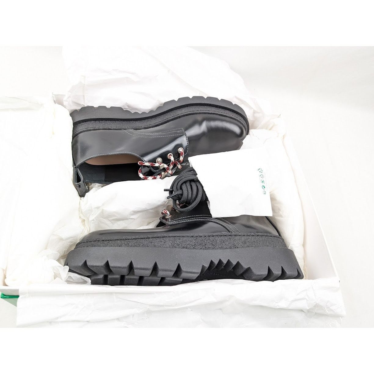 Bottega Veneta o1rshd1 Q:2 / Highway Lace Up Shoes Texas Calf in Black Size US 11 / EU 44 - 19 Thumbnail