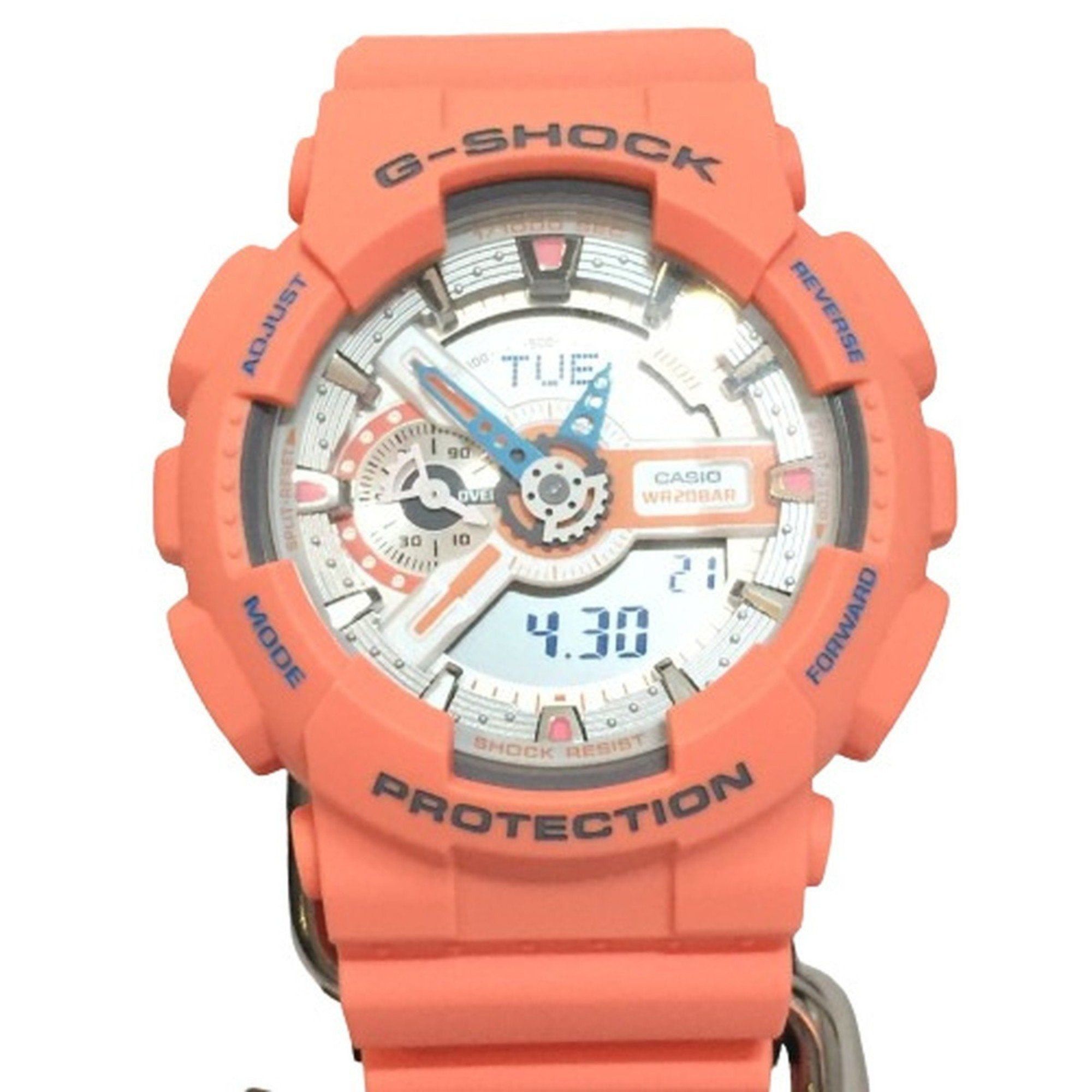 image of Casiog-Shock Watch Ga-110Dn-4A Dusty Neon Series G-Shock Ana-Digi Quartz Kaizuka Store Itc21Nib1M04