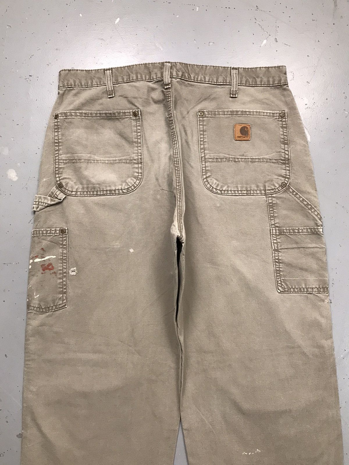 Carhartt Vintage Carhartt B195LBR double knee workwear denim Size US 36 / EU 52 - 17 Thumbnail
