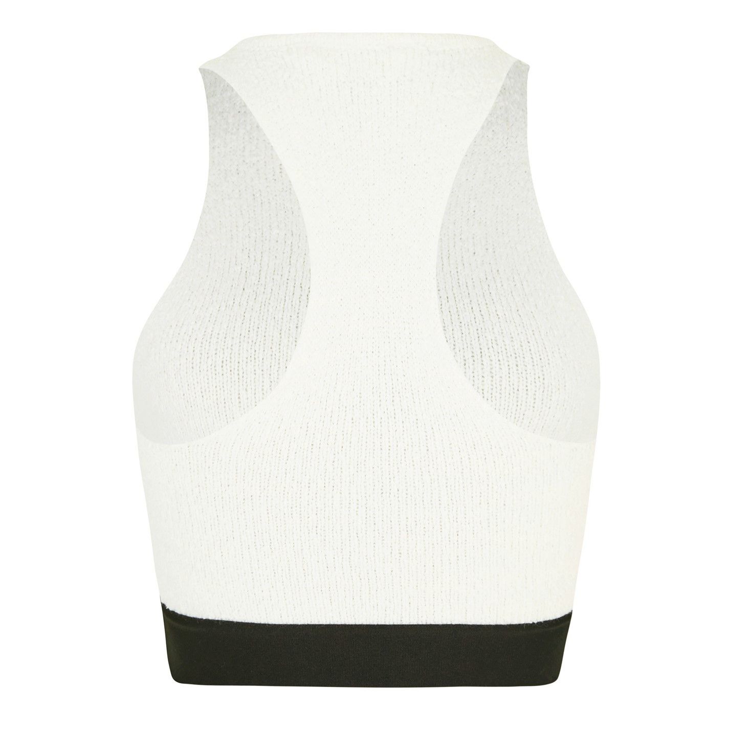 Palm Angels o1g2r1mq0325 Crop Top in Off White & Black Size M / US 6-8 / IT 42-44 - 2 Thumbnail