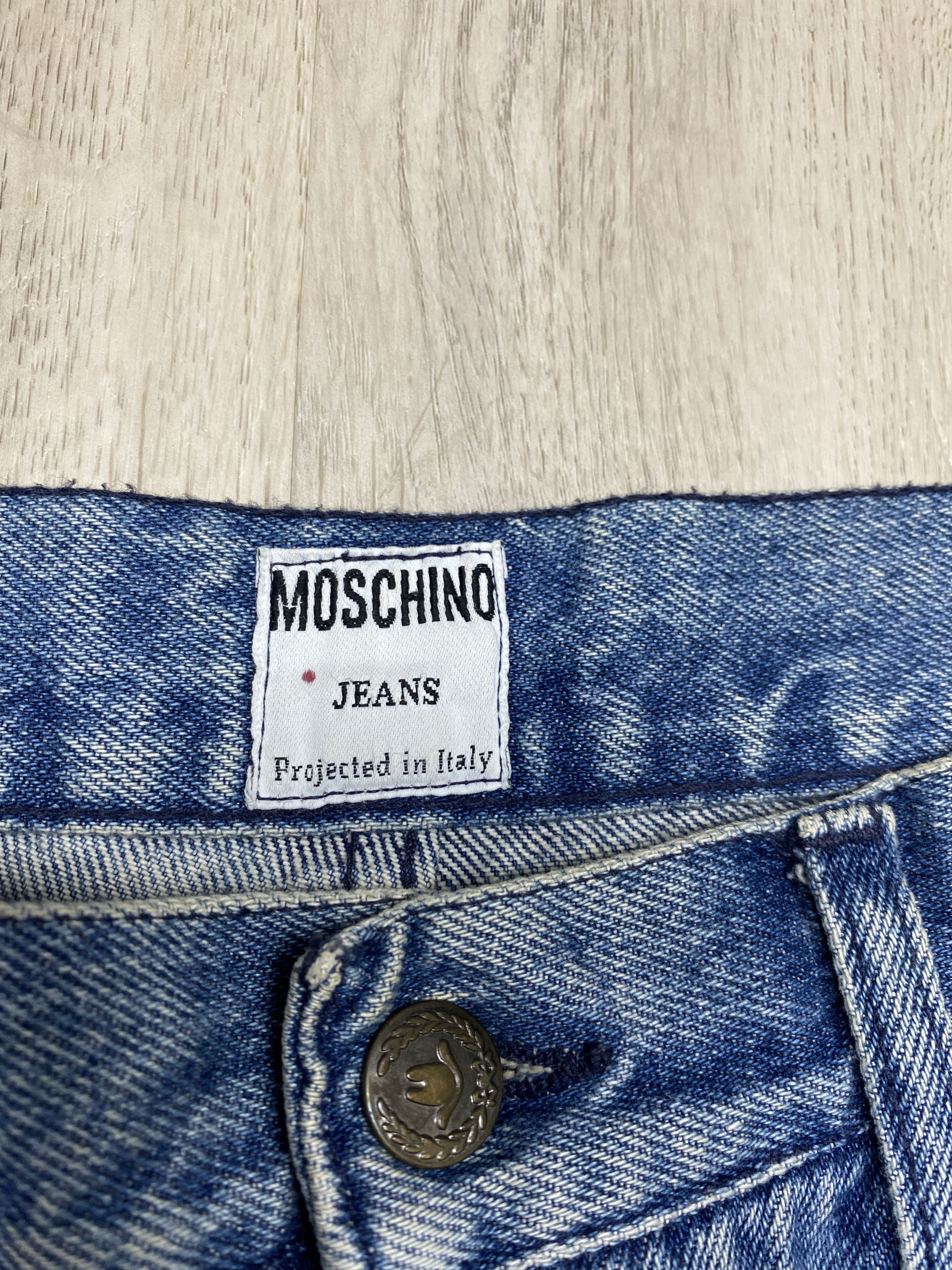 Moschino Moschino 90s Vintage Mens Baggy Denim Pants Jeans Size US 40 / EU 56 - 8 Thumbnail