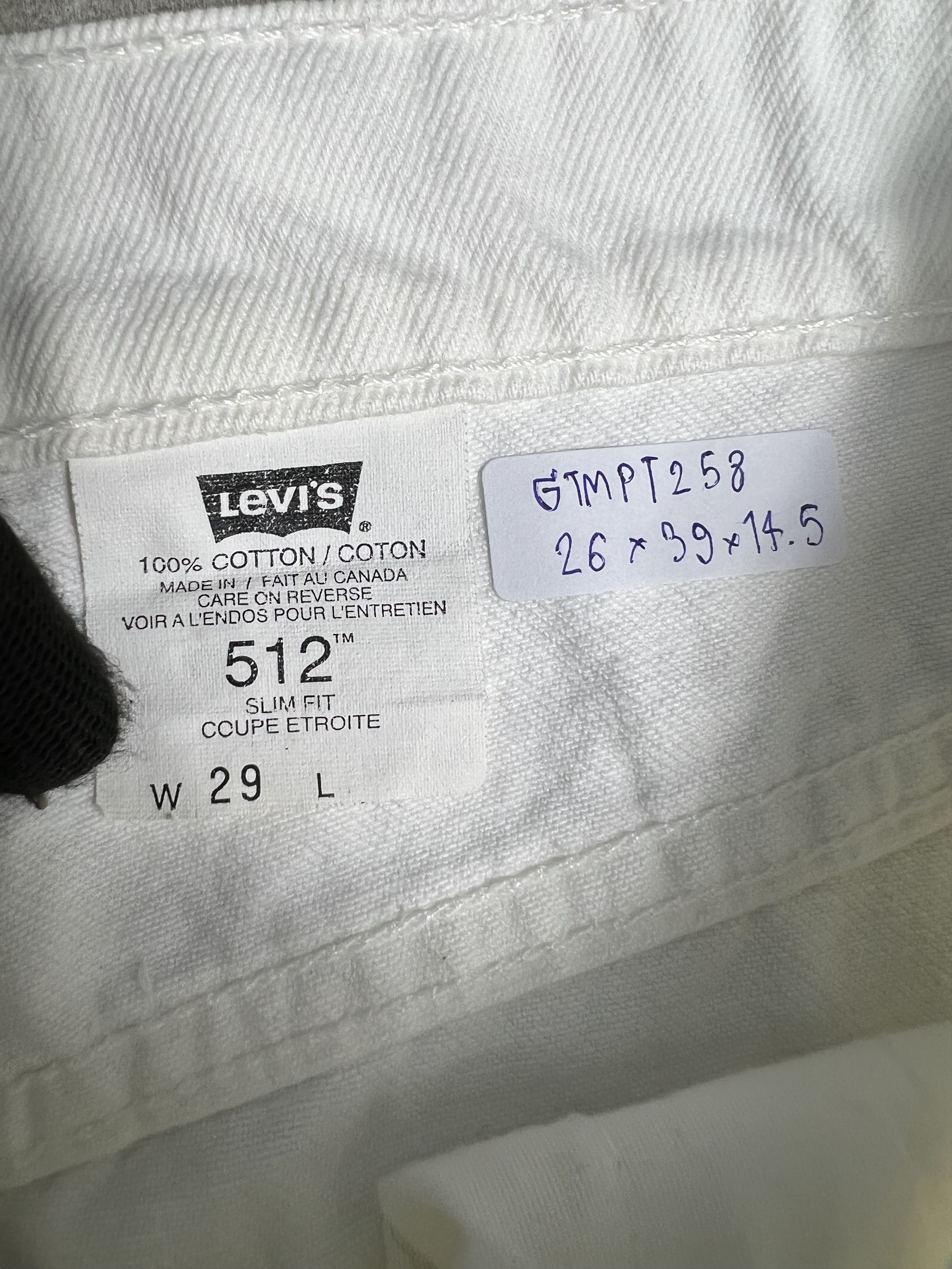 Levi's Levi's 512 Slim Fit Denim short GTMPT258 Size 26" / US 2 / IT 38 - 7 Thumbnail