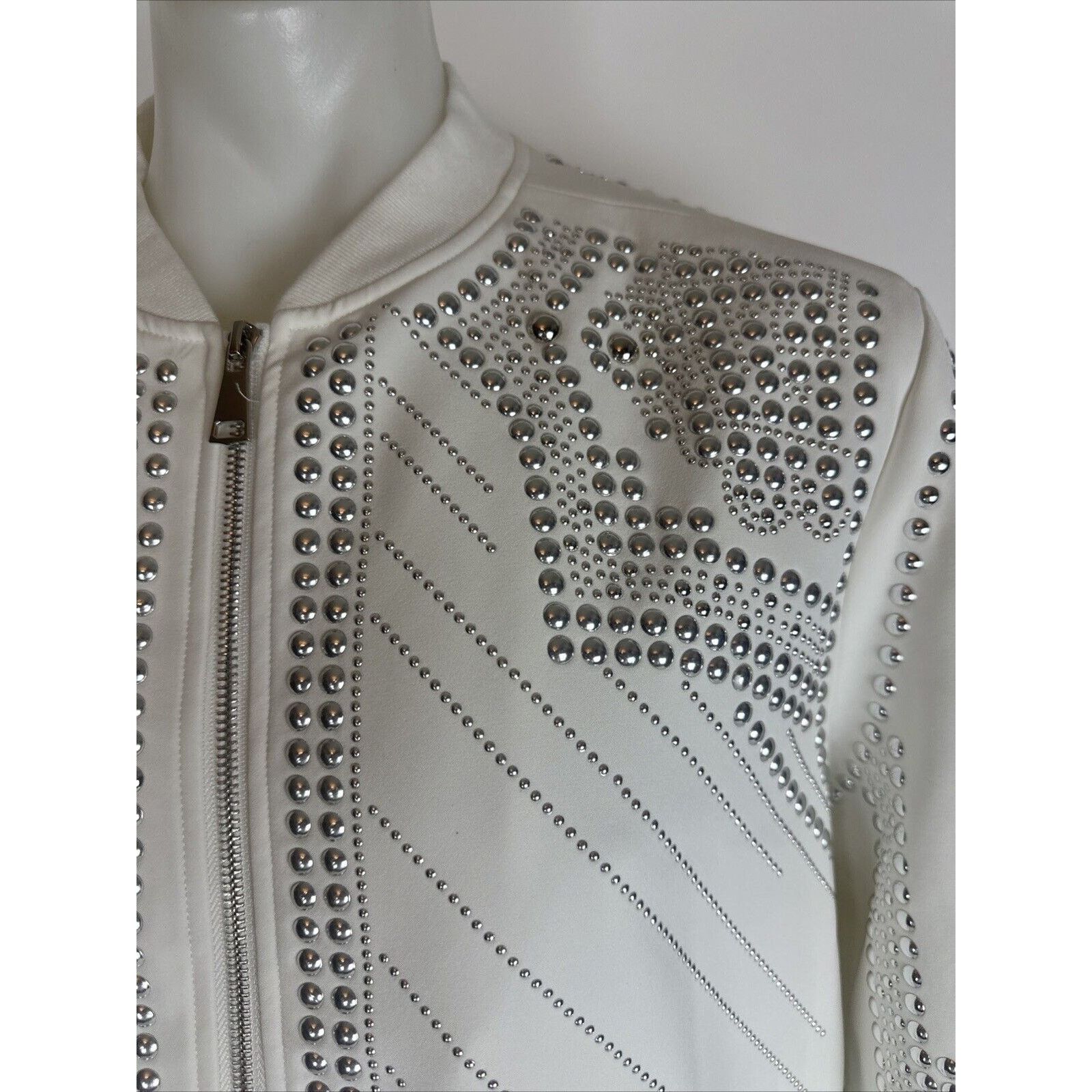 Other Barabas Men's Studded Design Bomber Jacket Size XL Size US XL / EU 56 / 4 - 4 Thumbnail
