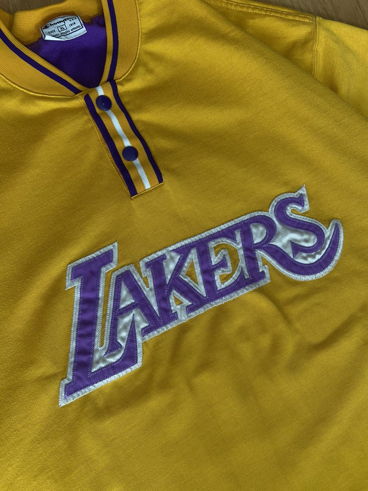 Champion Champion Los Angeles Lakers Yellow Basketball Jersey Shirt Size US XL / EU 56 / 4 - 2 Thumbnail