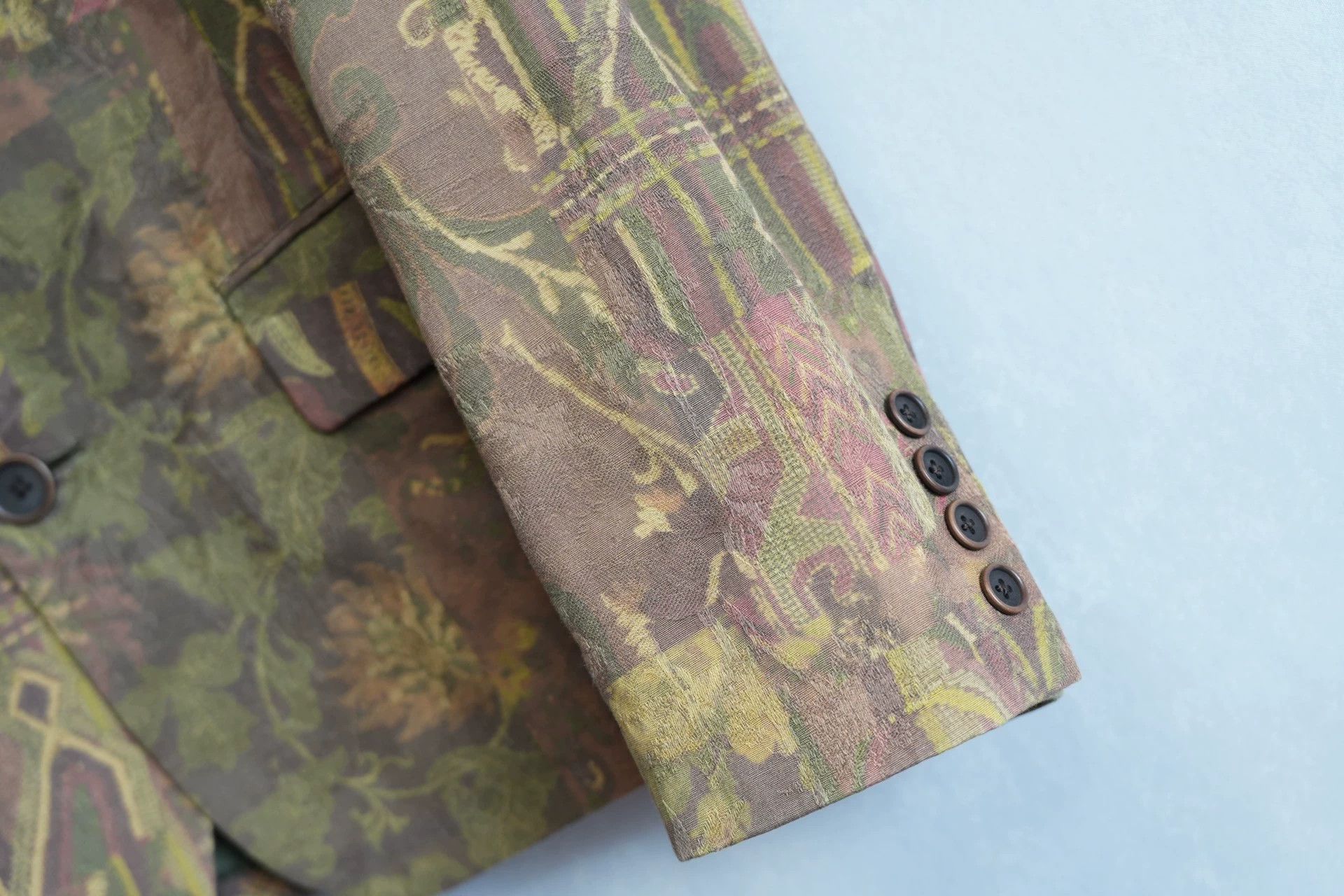 Yohji Yamamoto Yohji Yamamoto 16SS Totem Floral Agent Jacket J53 SZ2 Size US M / EU 48-50 / 2 - 7 Thumbnail