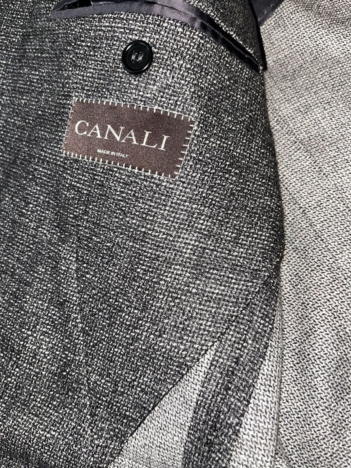 Canali Wool Cashmere & Silk Blend Blazer by Canali Made in Italy Size 44R - 4 Thumbnail