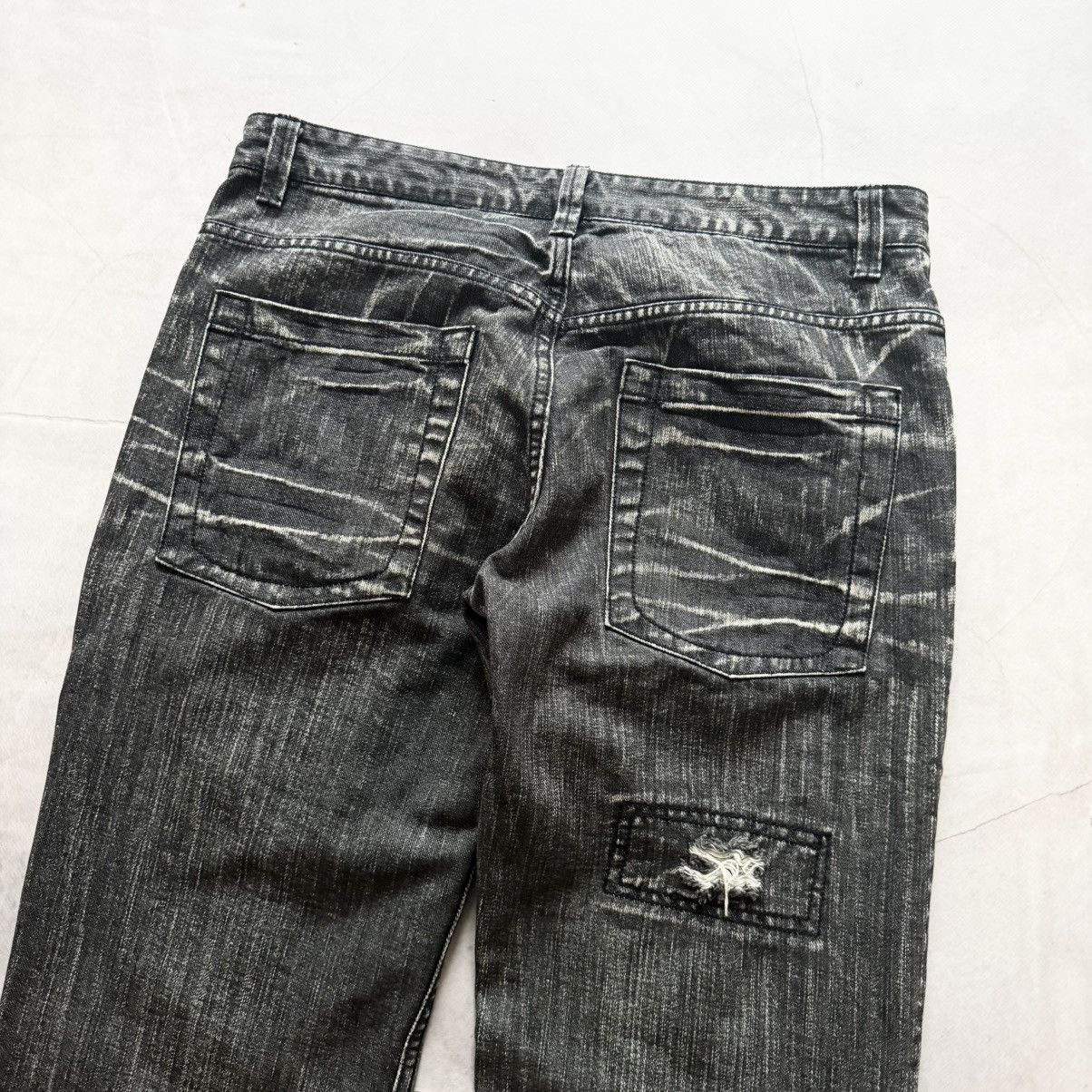 Hysteric Glamour Vintage Distressed Faded Jeans Hysteric Glamour Vibe Y2K Size US 34 / EU 50 - 5 Thumbnail