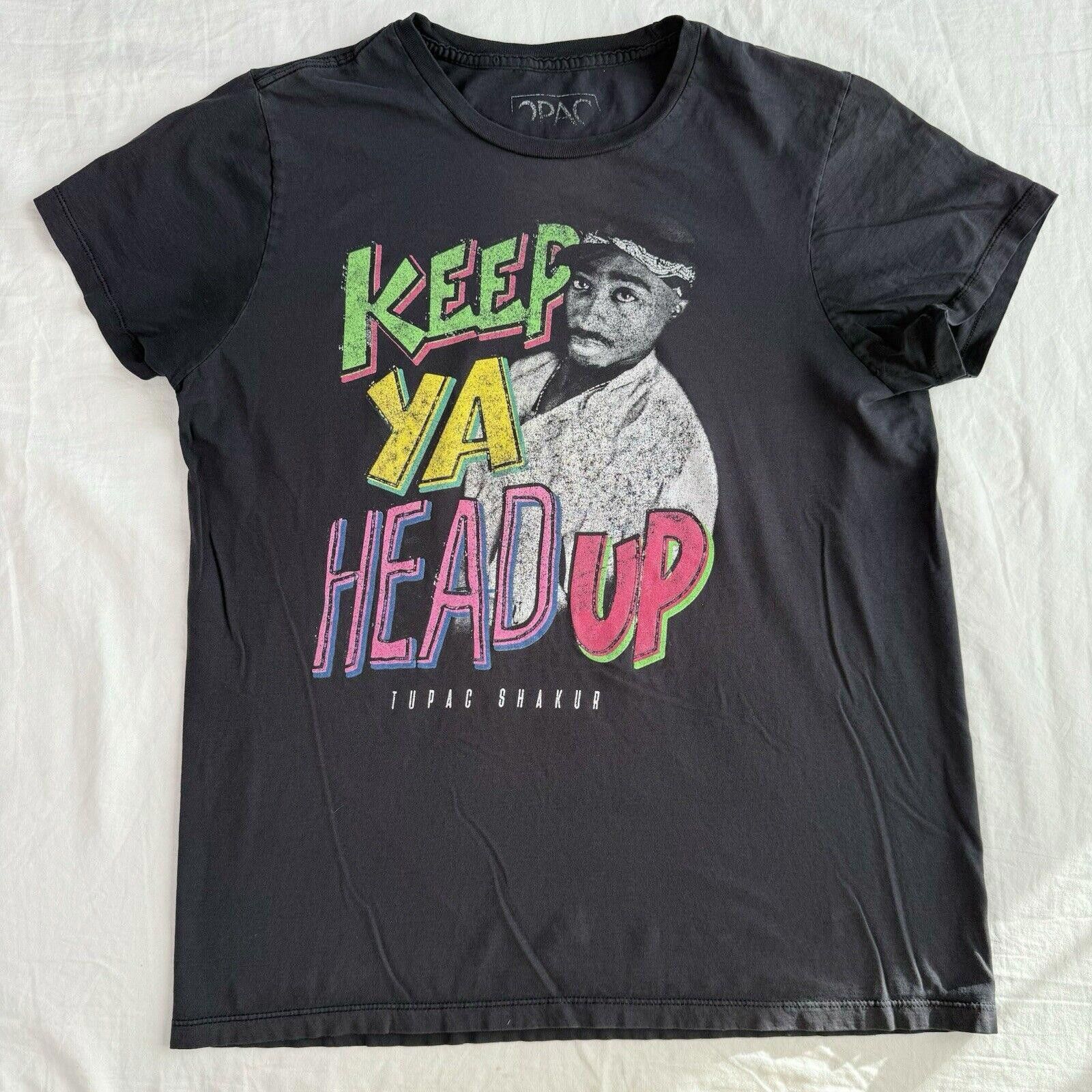 Other Tupac Shakur Keep Ya Head Up T-Shirt Rap Men's Size M Black Size US M / EU 48-50 / 2 - 1 Thumbnail