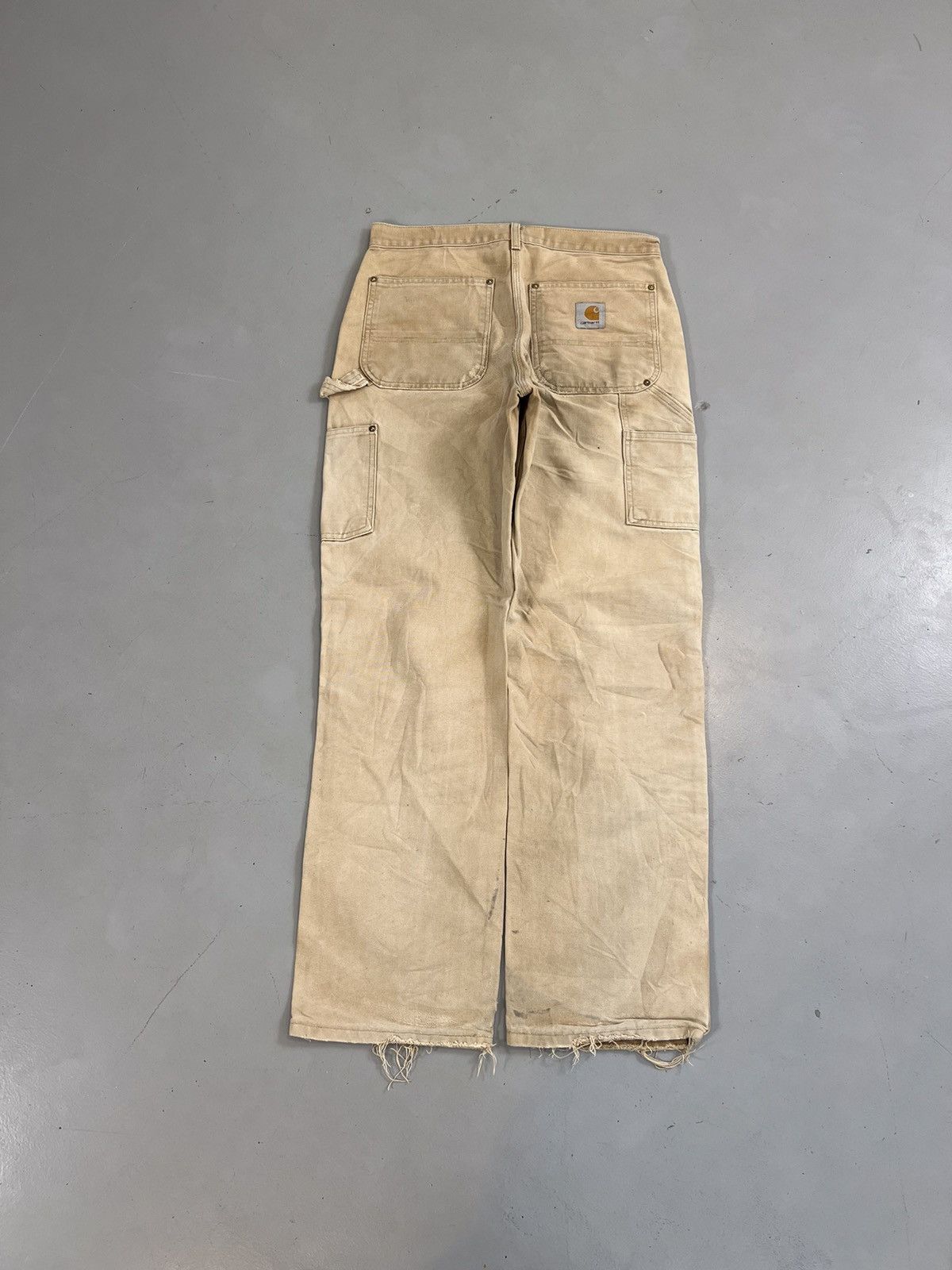 Carhartt Vintage Carharttt B01 BRN sun-fade double knee workwear Size US 32 / EU 48 - 5 Thumbnail