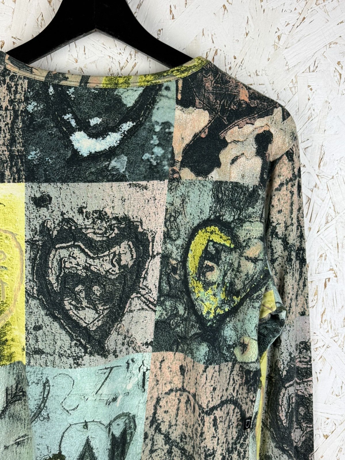 Roberto Cavalli Vintage Cavalli Jeans Heart Print Archive Long Sleeve IT46 Size L / US 10 / IT 46 - 5 Thumbnail