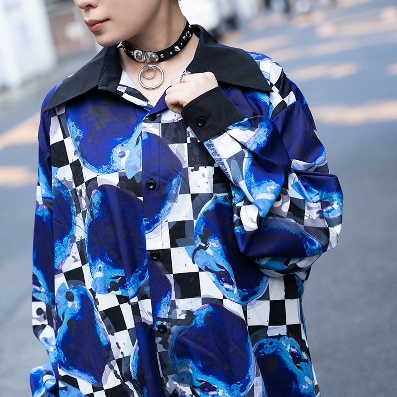 Japanese Brand × Vintage Acdc Rag Apple Checkered Longshirt button Size US XL / EU 56 / 4 - 9 Thumbnail