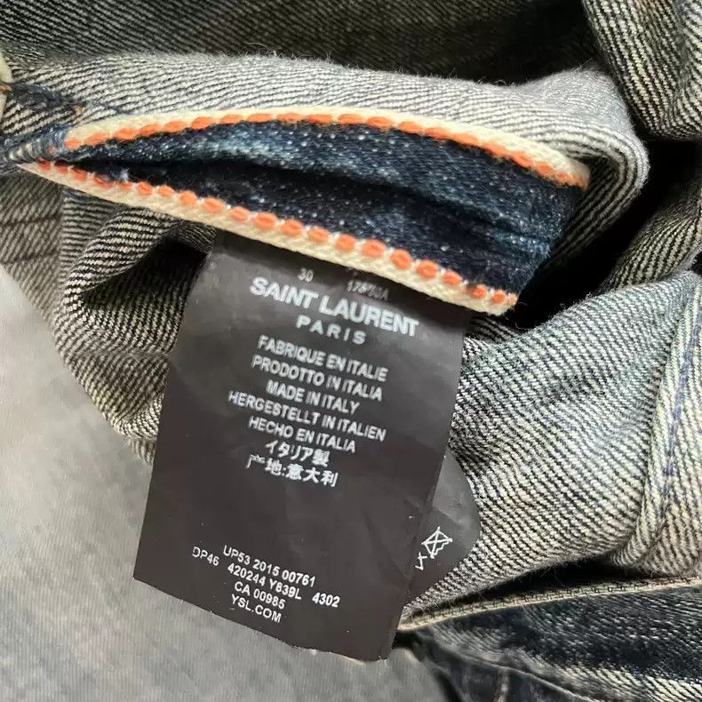 Saint Laurent Paris Saint Laurent Paris Hedi's jeans during his tenure-2505 Size US 30 / EU 46 - 4 Thumbnail