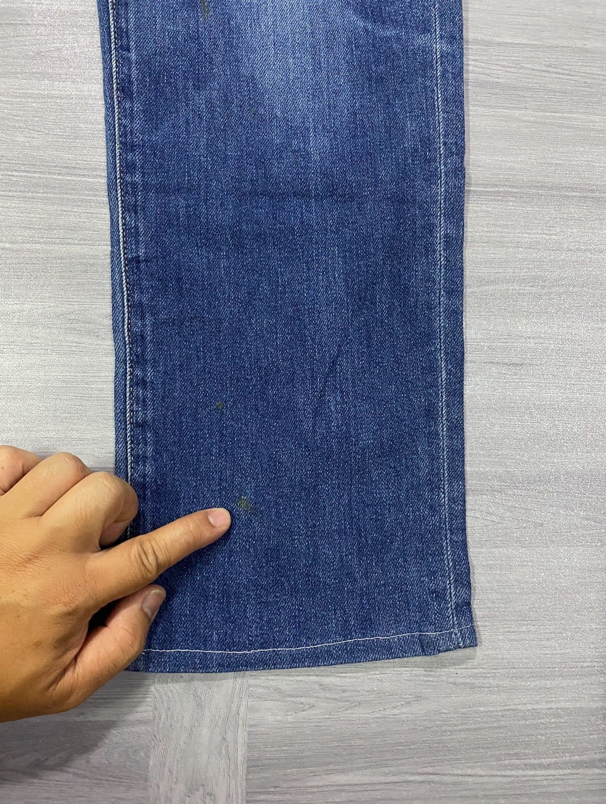 Uniqlo Uniqlo Blue Denim Men’s Straight Fit Jeans Size US 38 / EU 54 - 5 Thumbnail