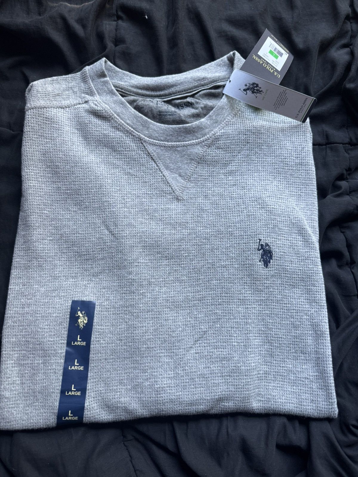 Polo Ralph Lauren Grey polo Ralph Lauren long sleeve shirt Size US L / EU 52-54 / 3 - 1 Thumbnail